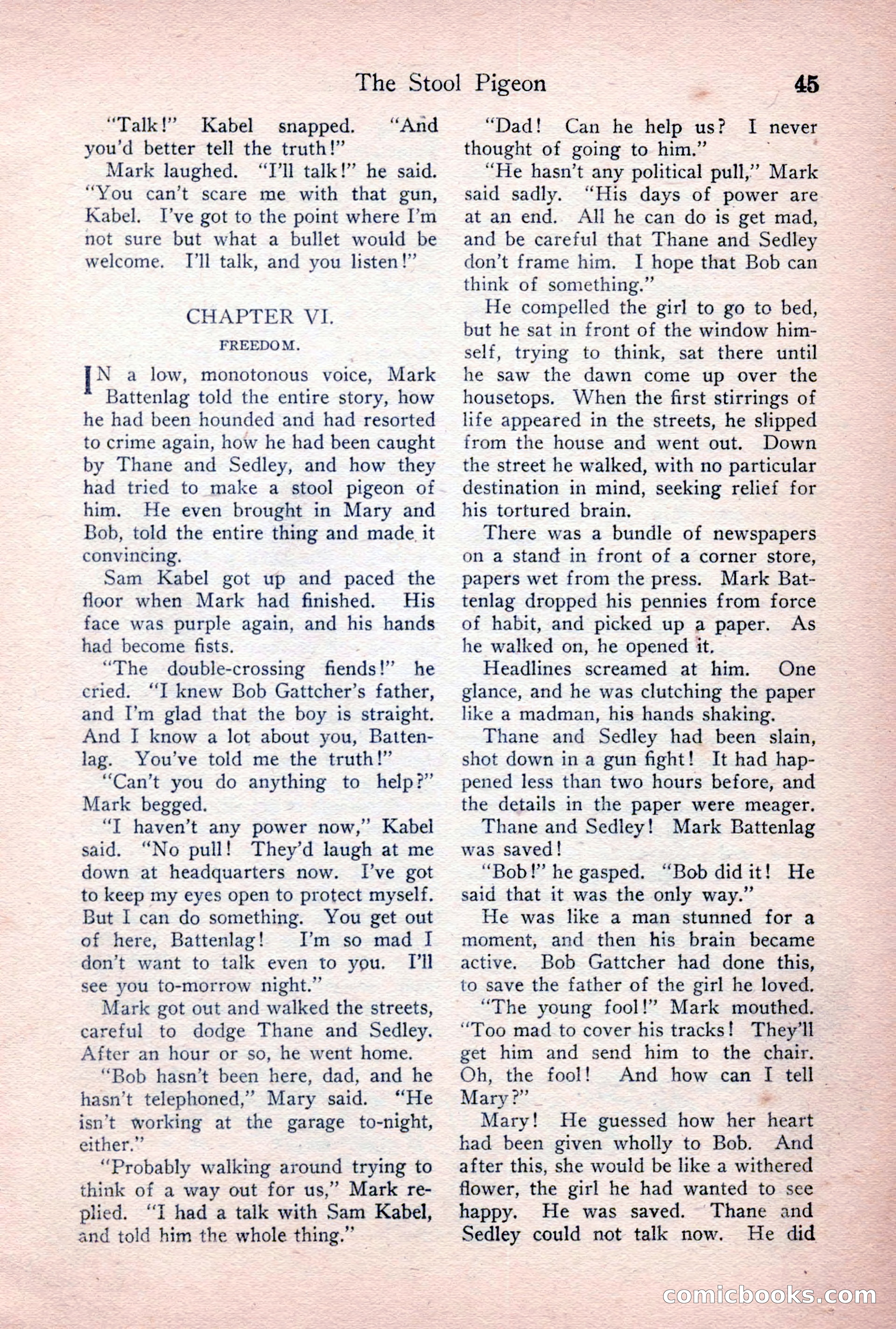 Detective Story Magazine, January 7, 1928 — page 63 of 164