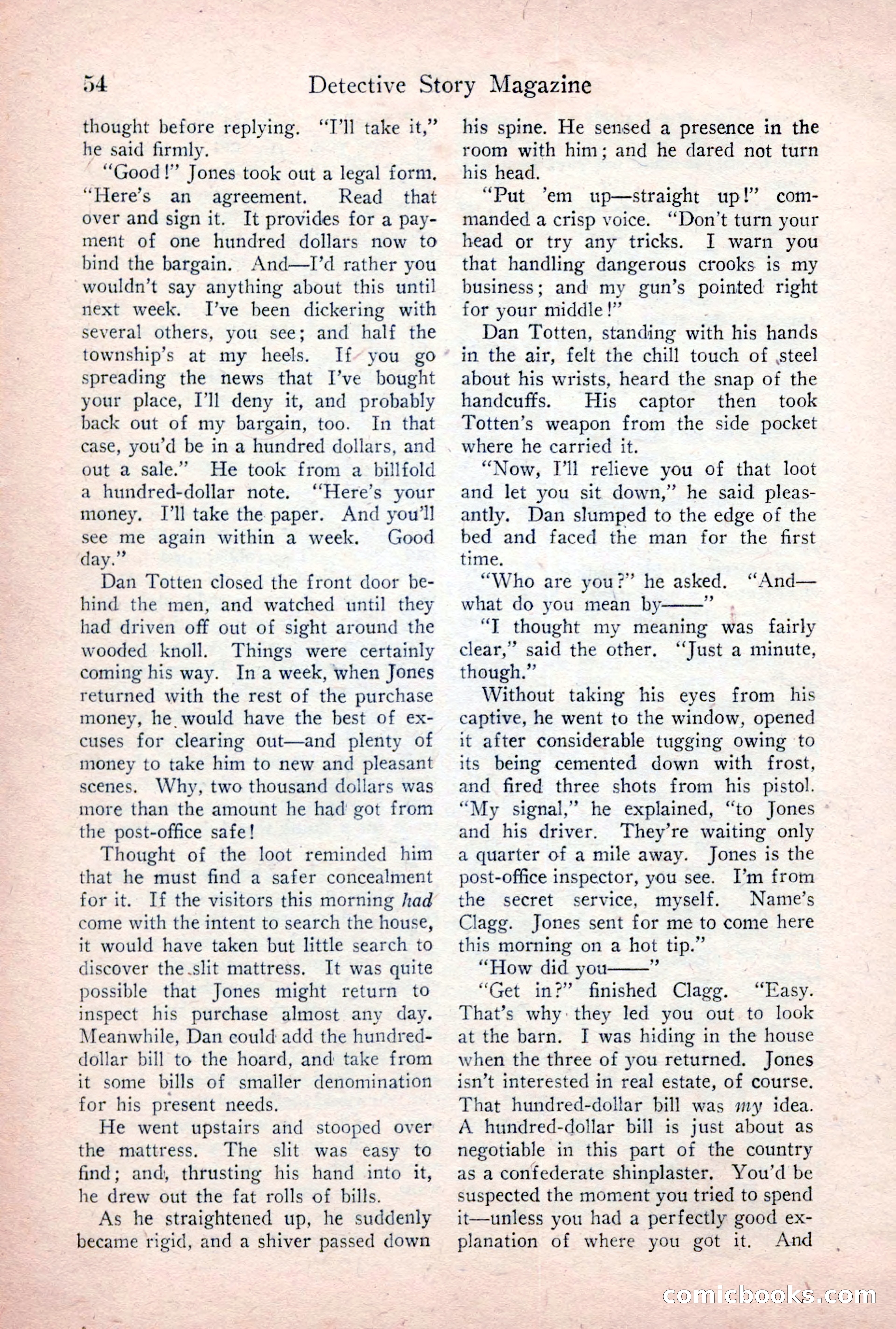 Detective Story Magazine, January 7, 1928 — page 72 of 164