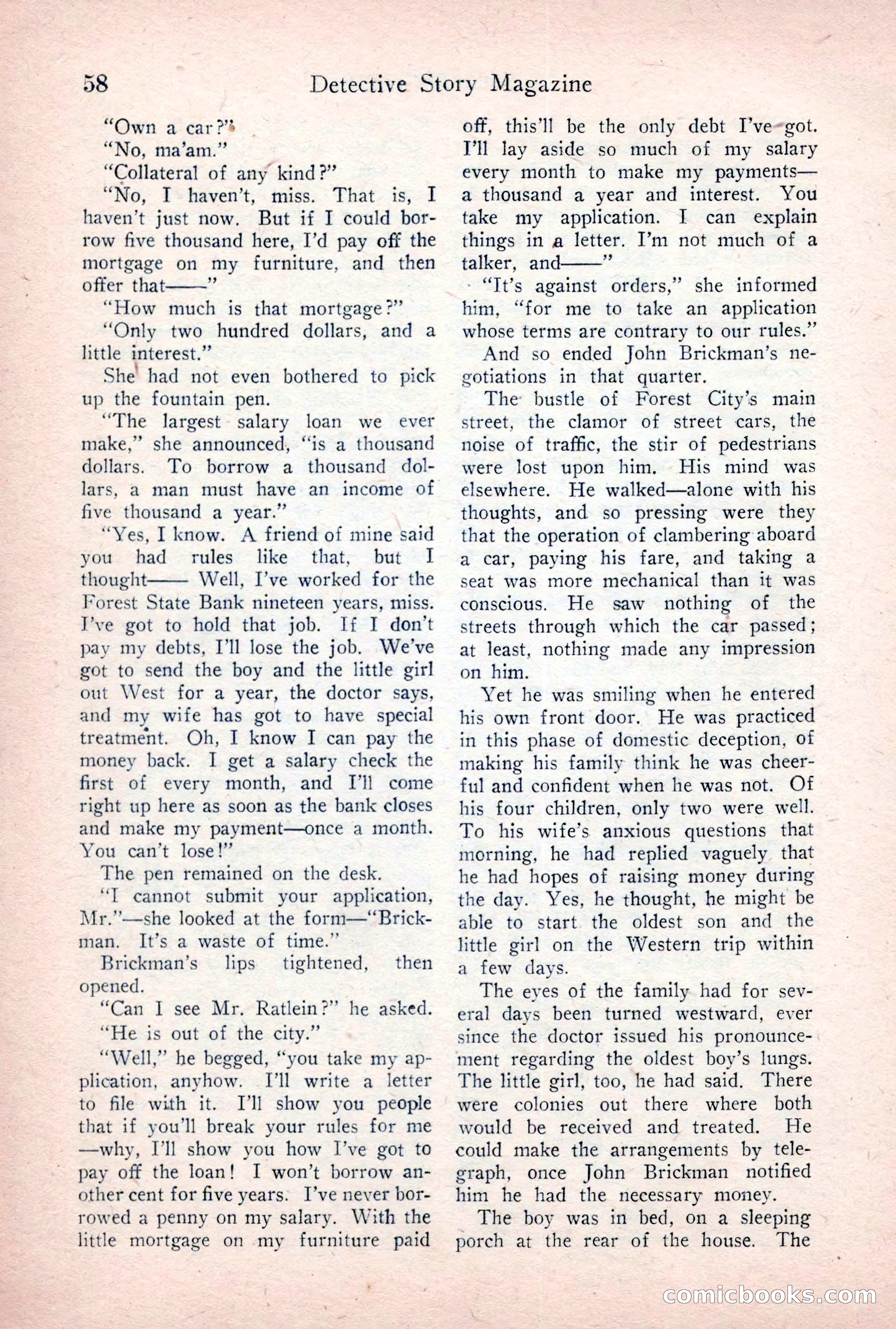 Detective Story Magazine, January 7, 1928 — page 76 of 164