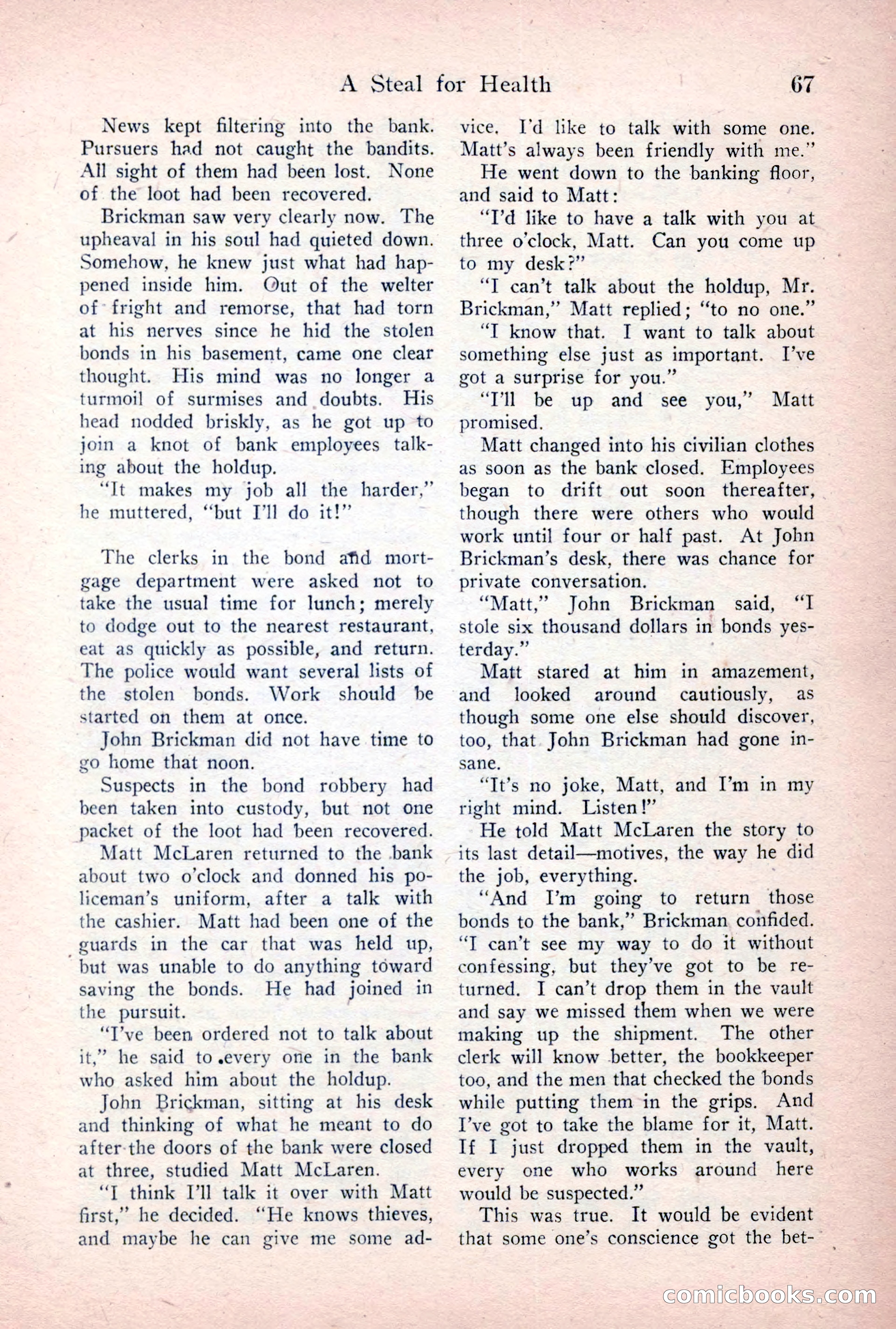 Detective Story Magazine, January 7, 1928 — page 85 of 164