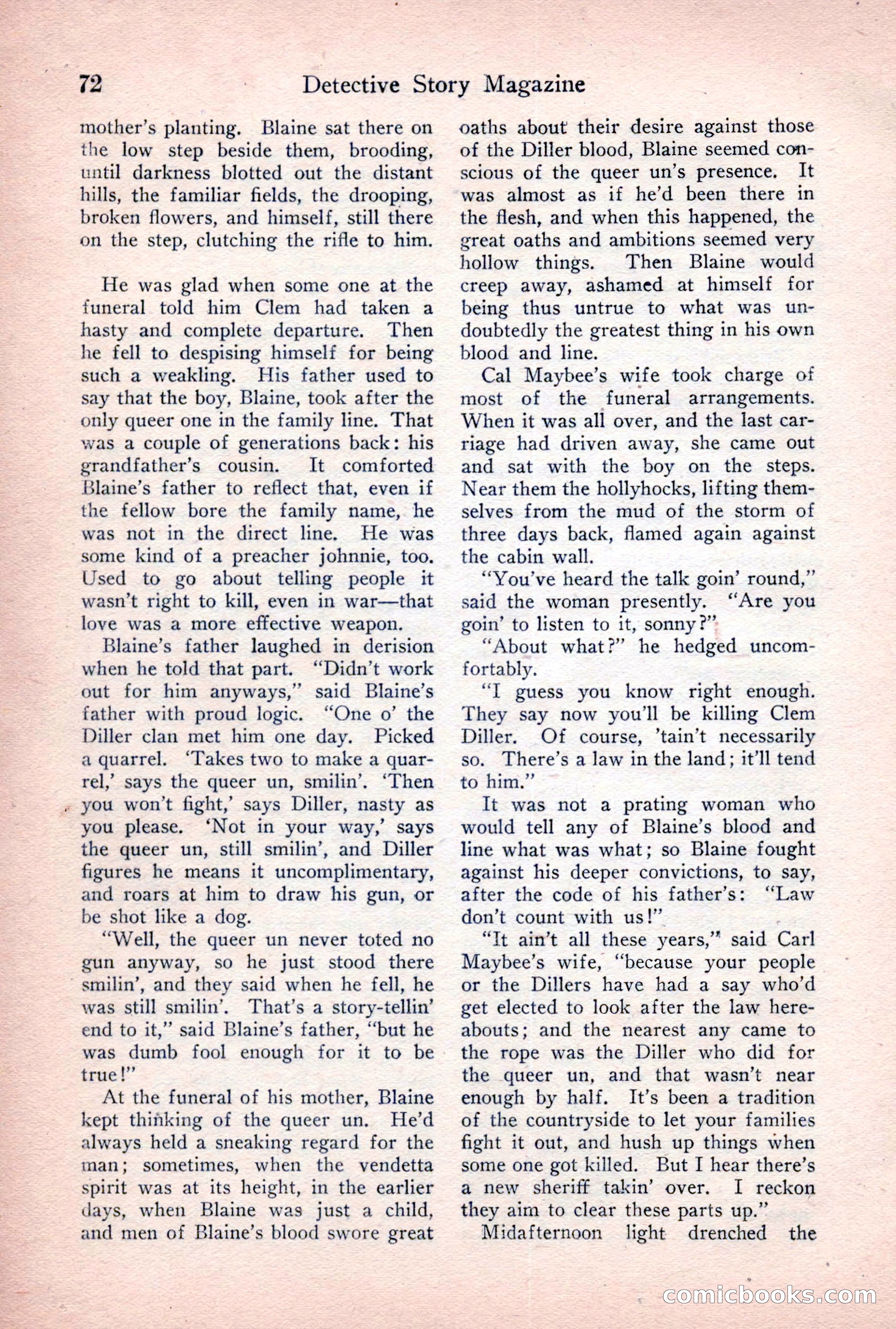 Detective Story Magazine, January 7, 1928 — page 90 of 164