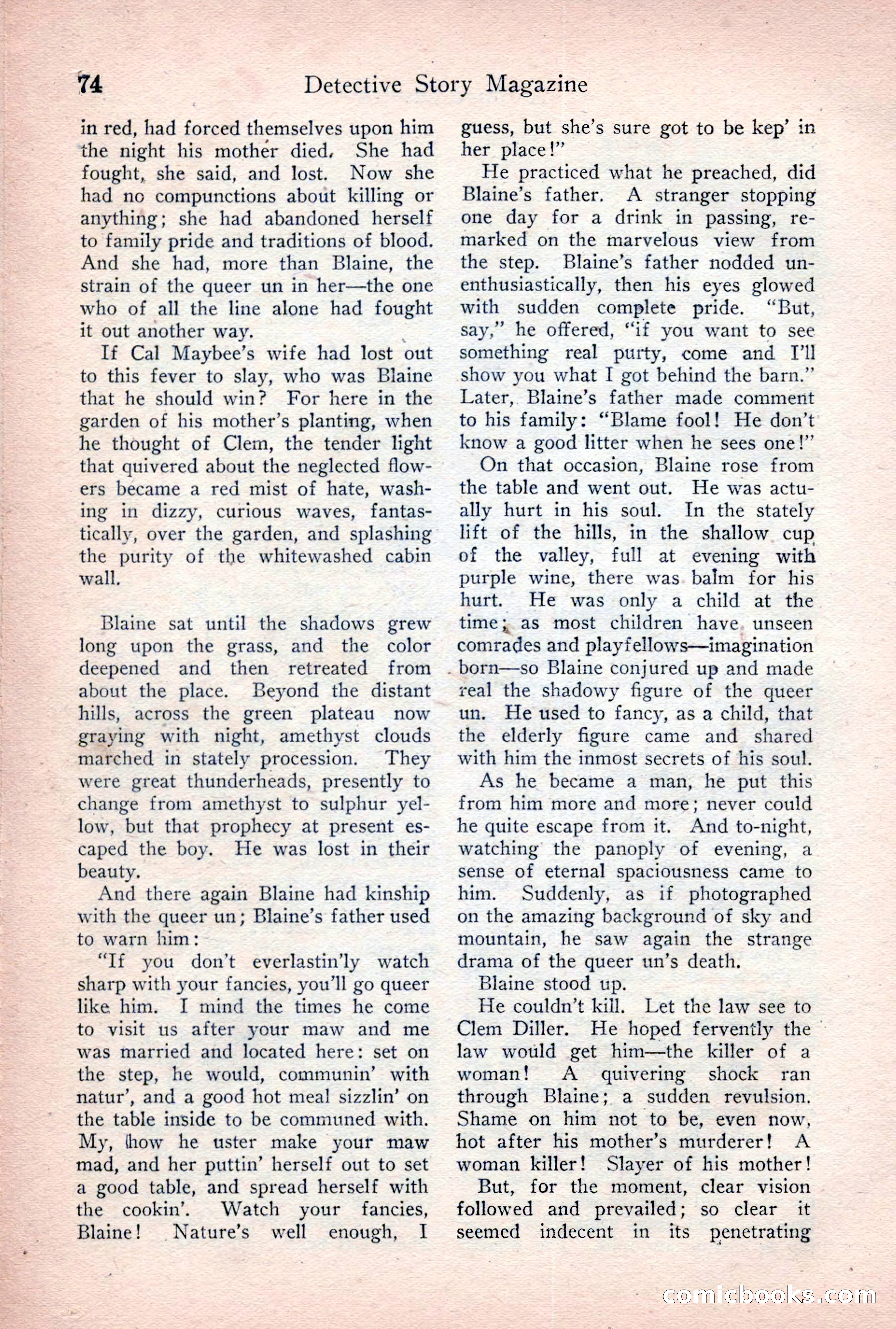 Detective Story Magazine, January 7, 1928 — page 92 of 164