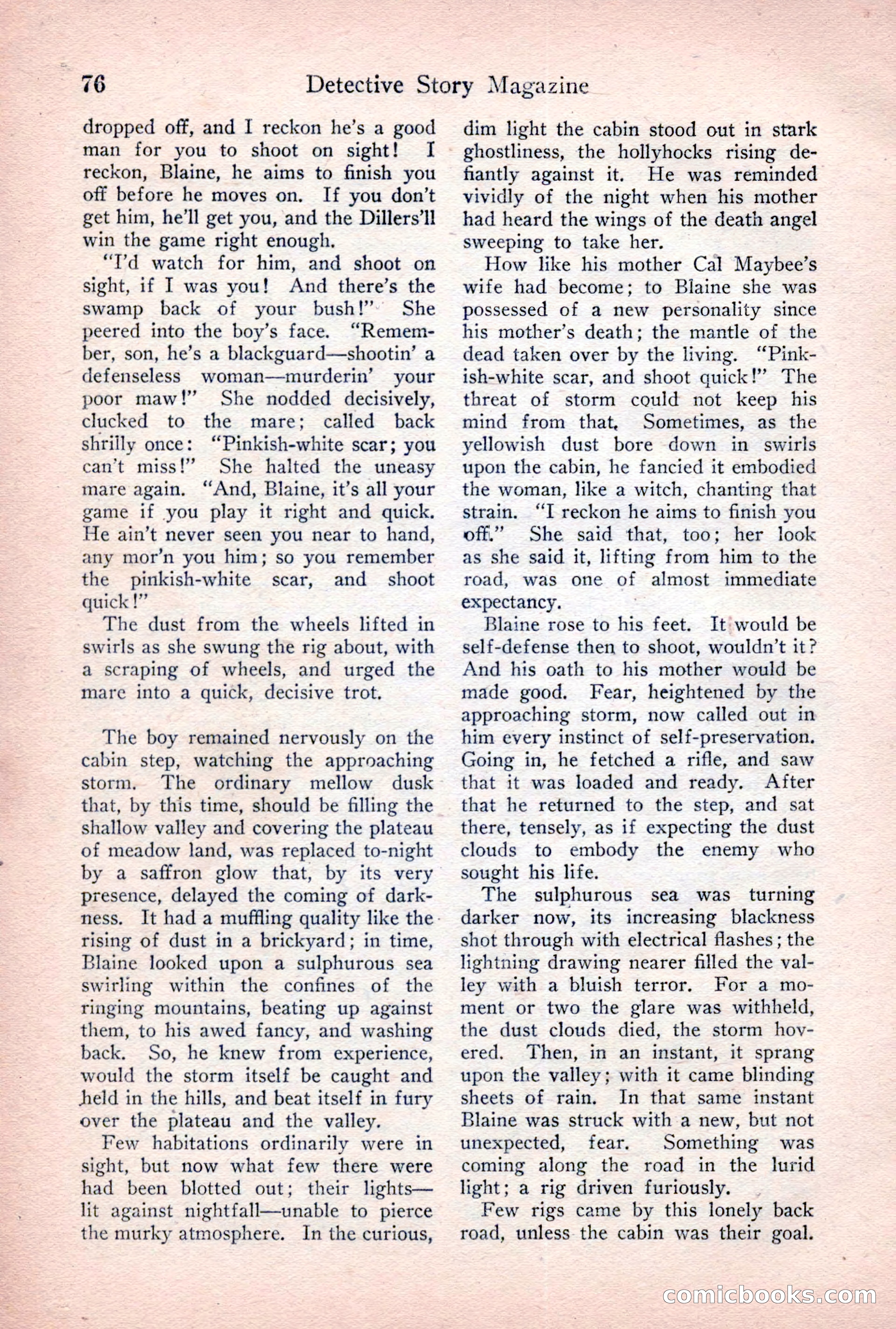 Detective Story Magazine, January 7, 1928 — page 94 of 164