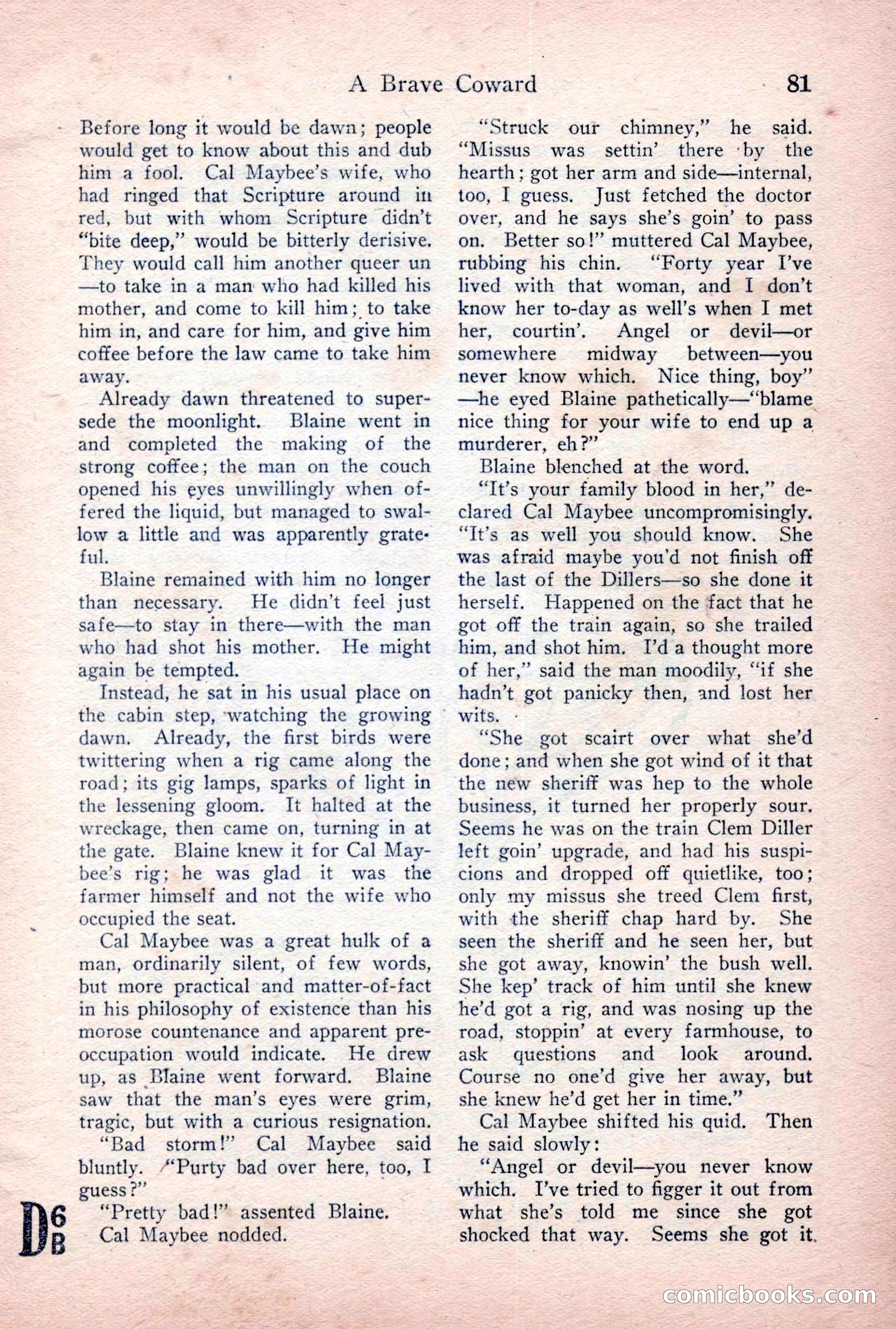 Detective Story Magazine, January 7, 1928 — page 99 of 164