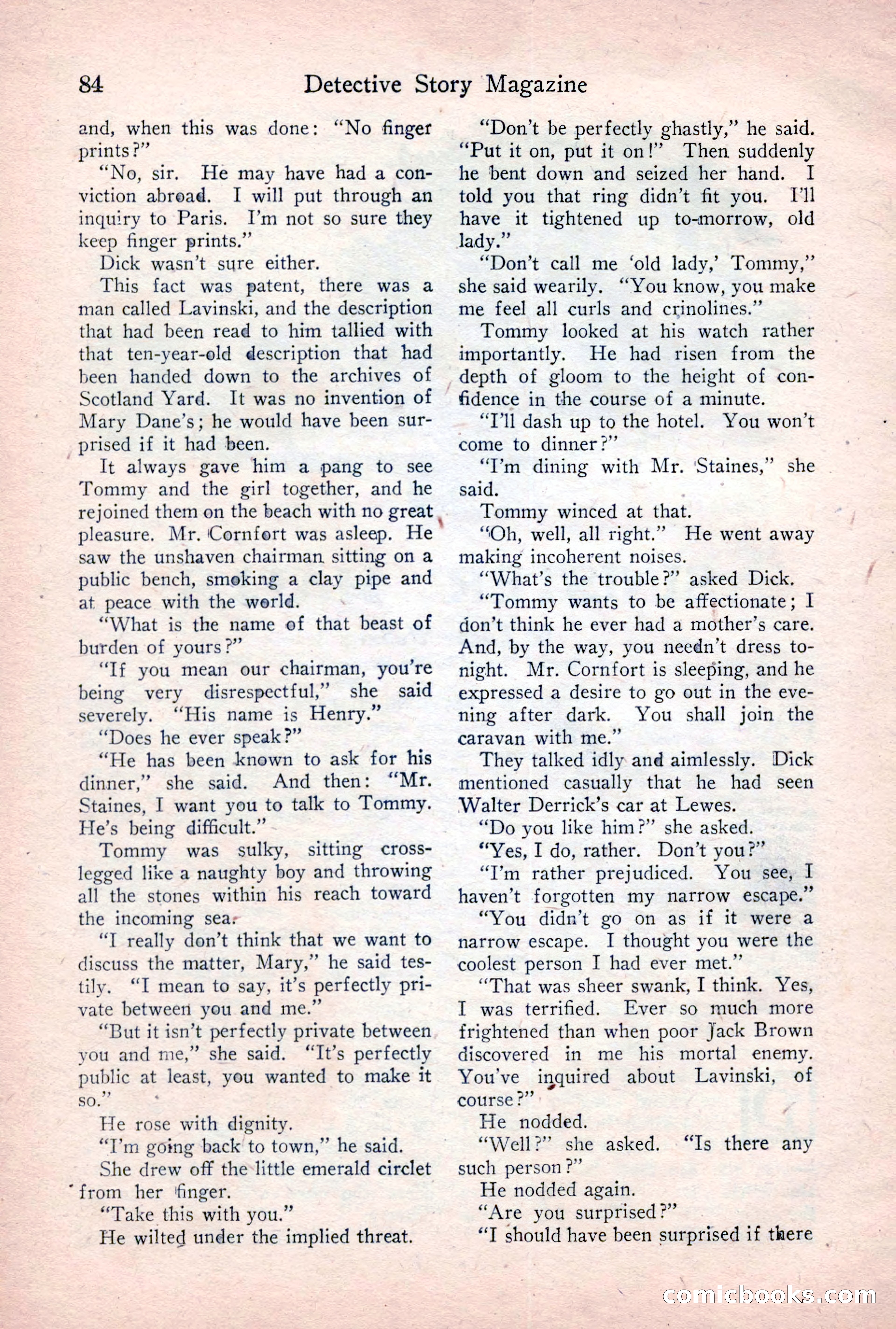 Detective Story Magazine, January 7, 1928 — page 102 of 164