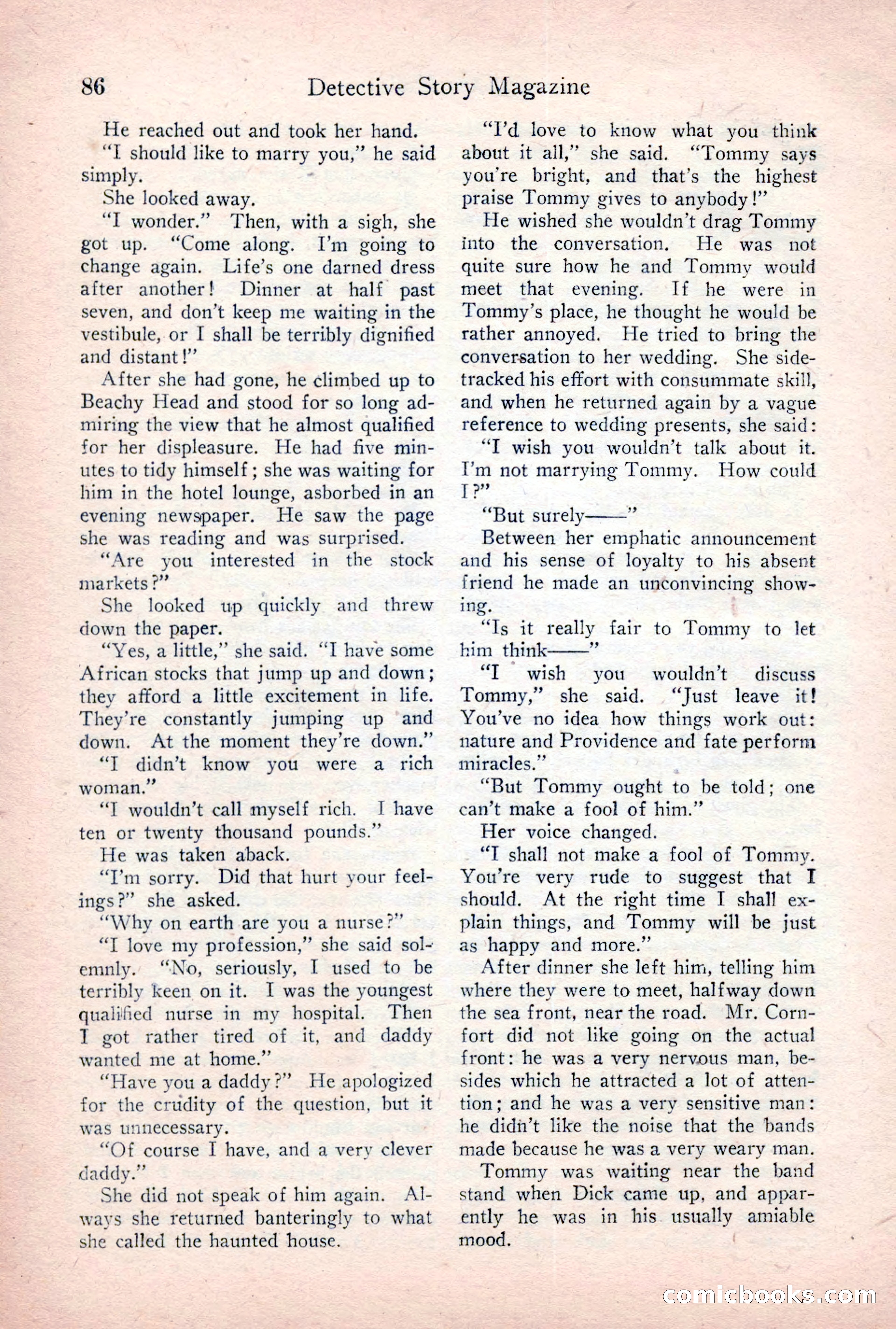 Detective Story Magazine, January 7, 1928 — page 104 of 164