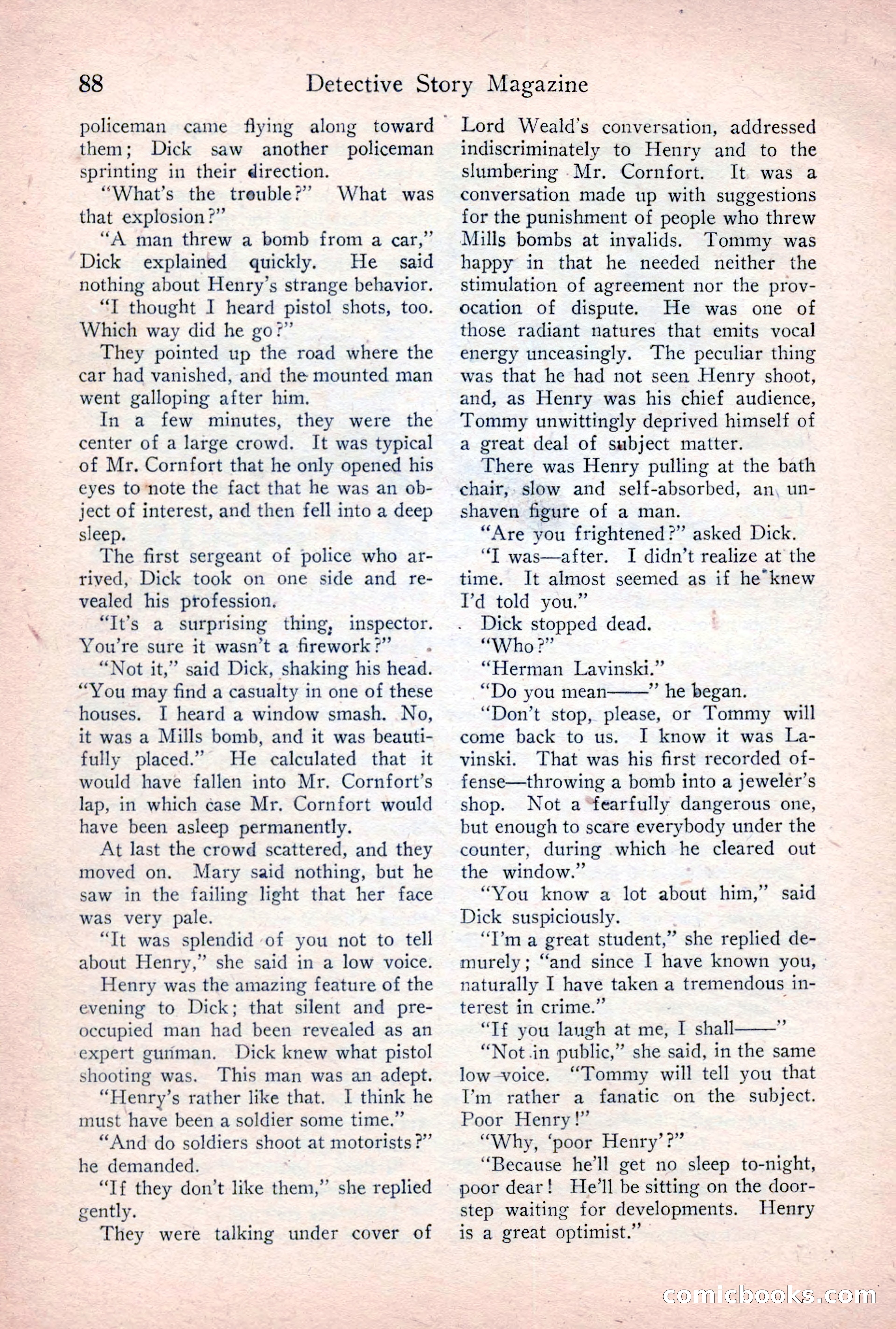 Detective Story Magazine, January 7, 1928 — page 106 of 164