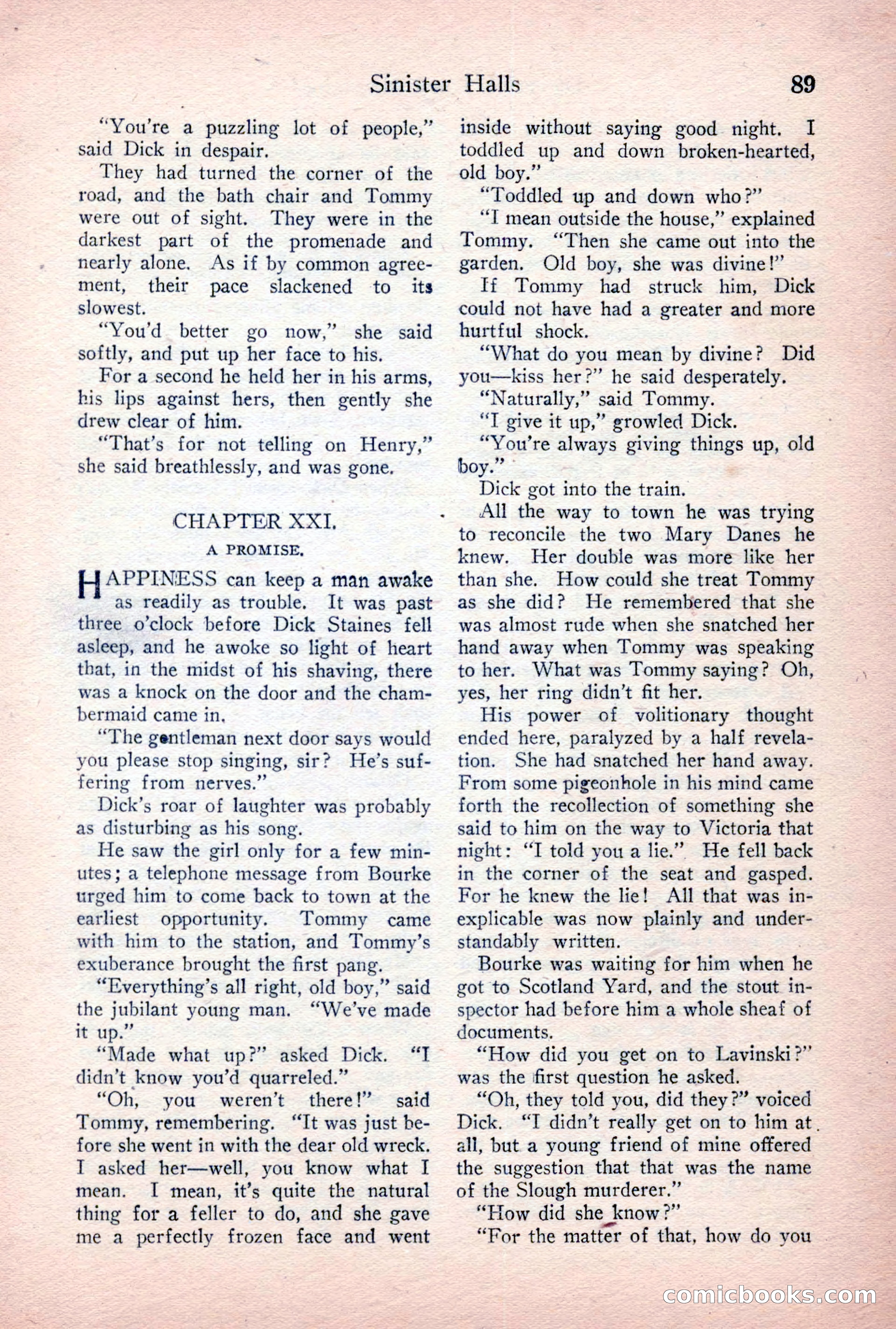 Detective Story Magazine, January 7, 1928 — page 107 of 164