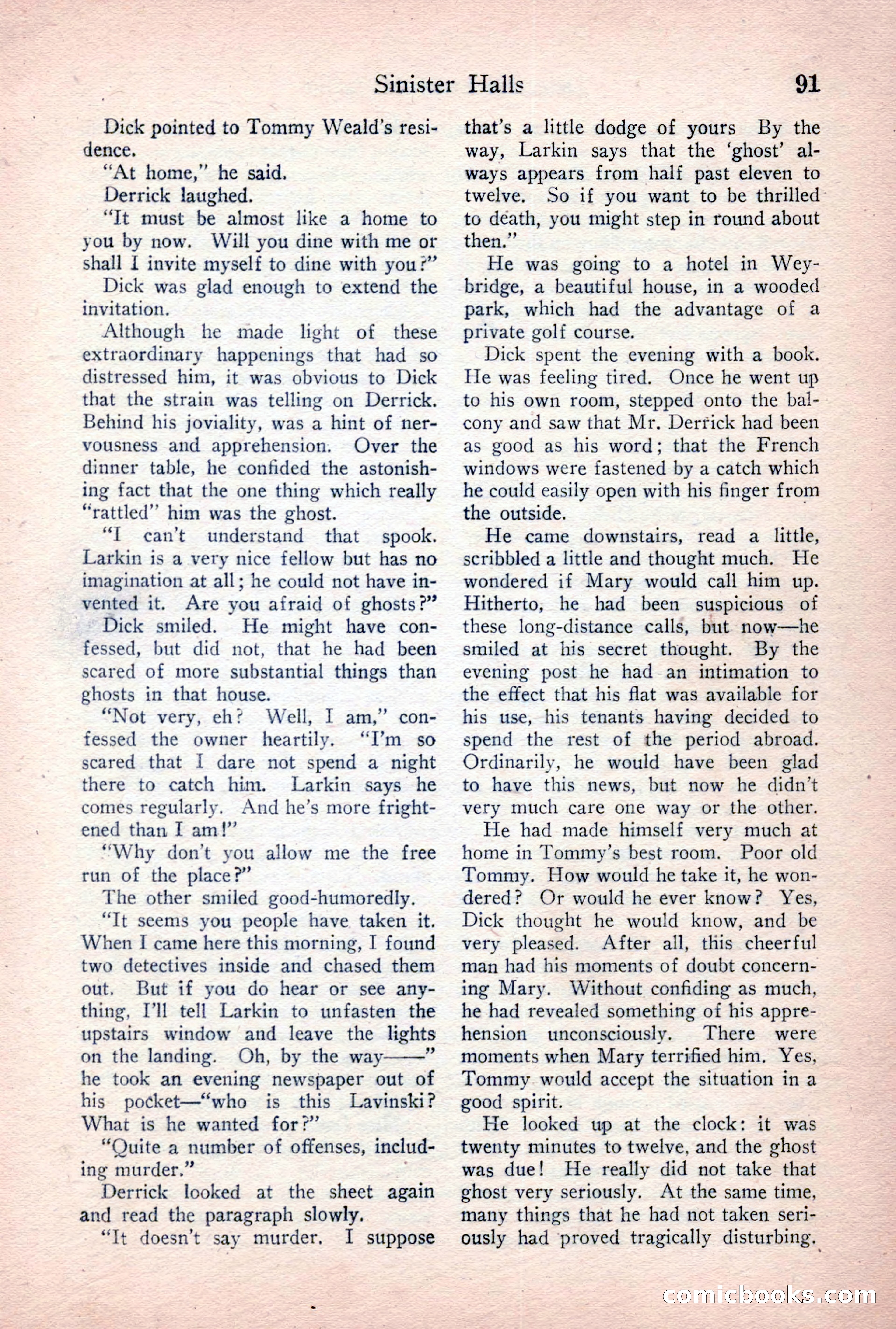 Detective Story Magazine, January 7, 1928 — page 109 of 164