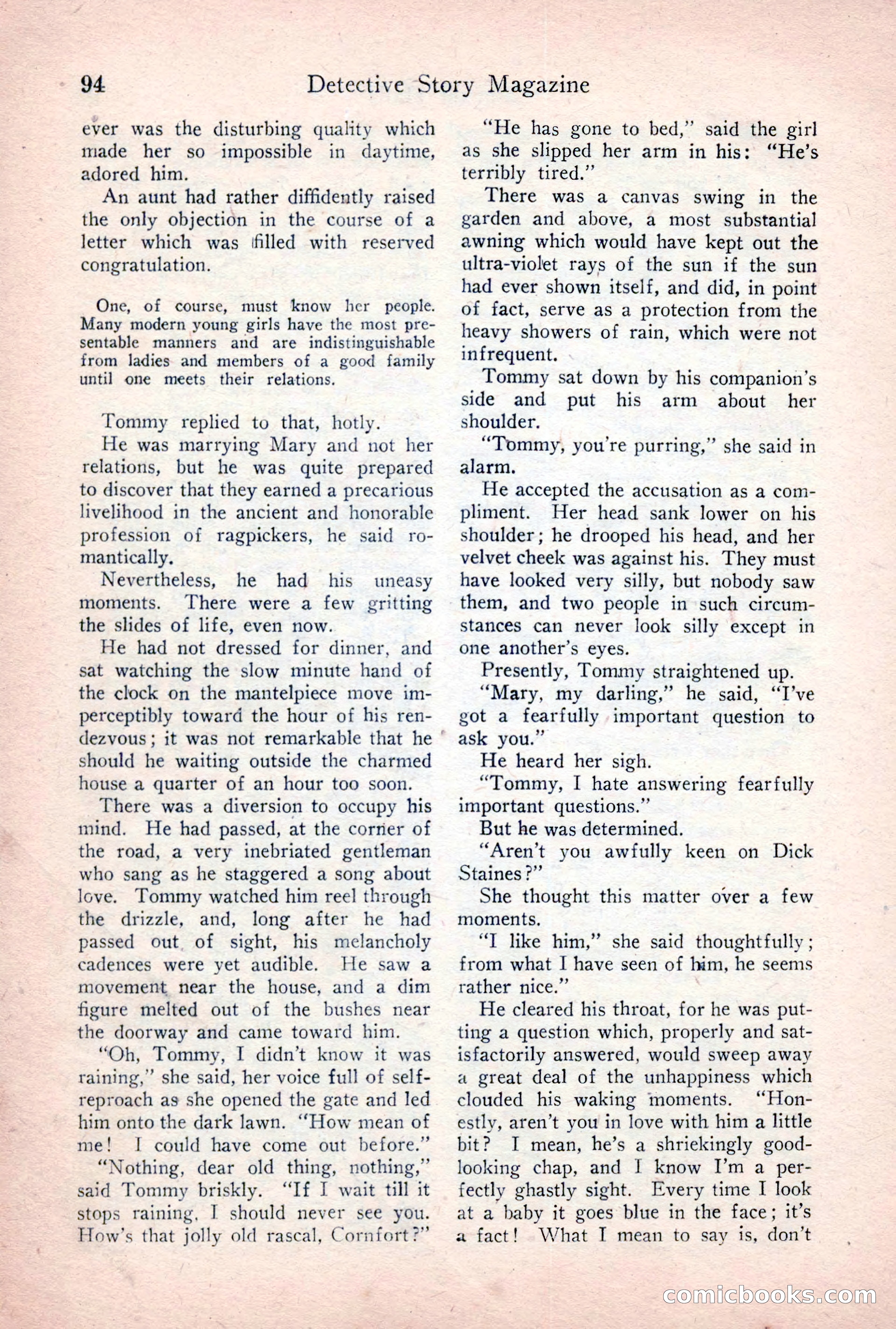 Detective Story Magazine, January 7, 1928 — page 112 of 164