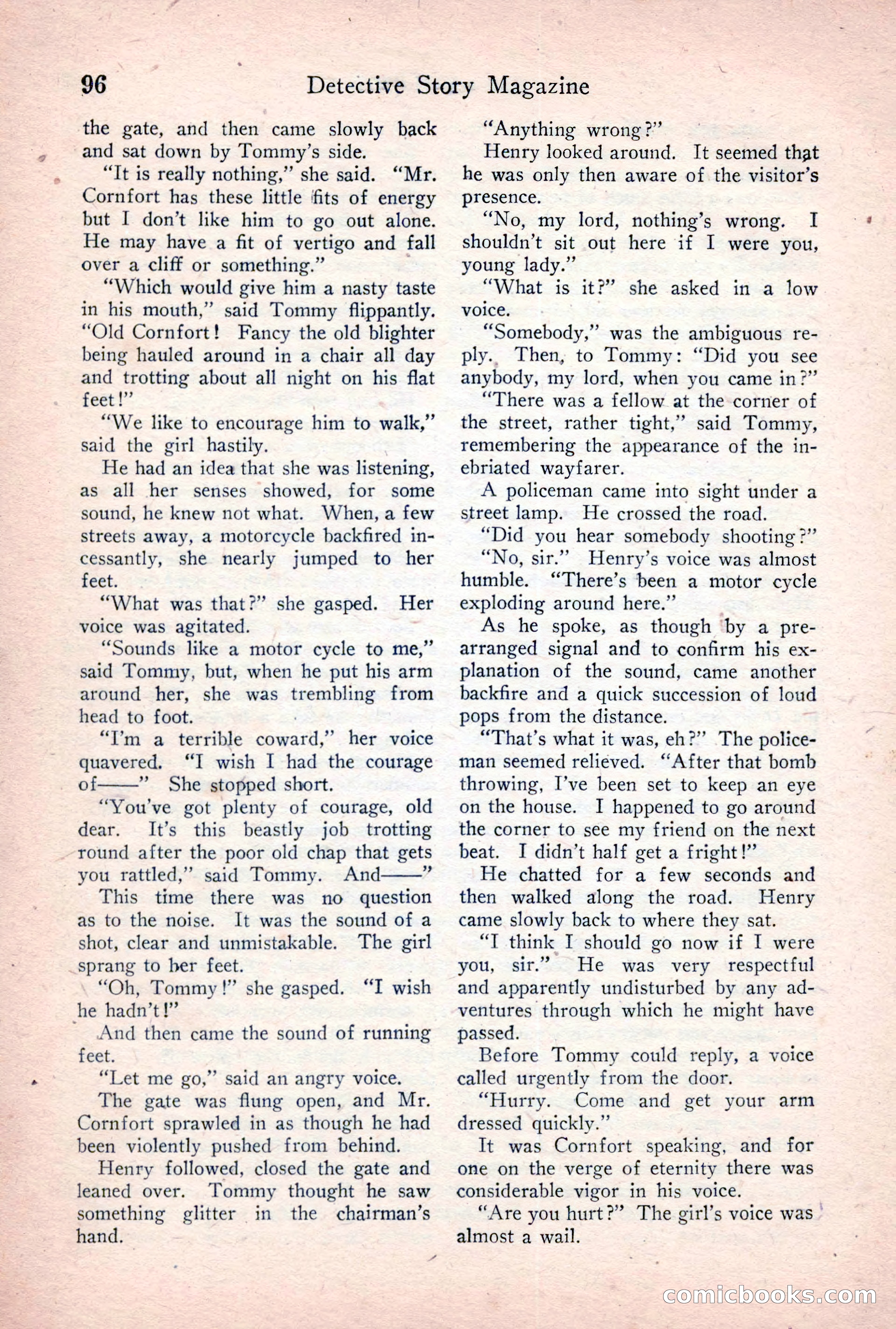 Detective Story Magazine, January 7, 1928 — page 114 of 164