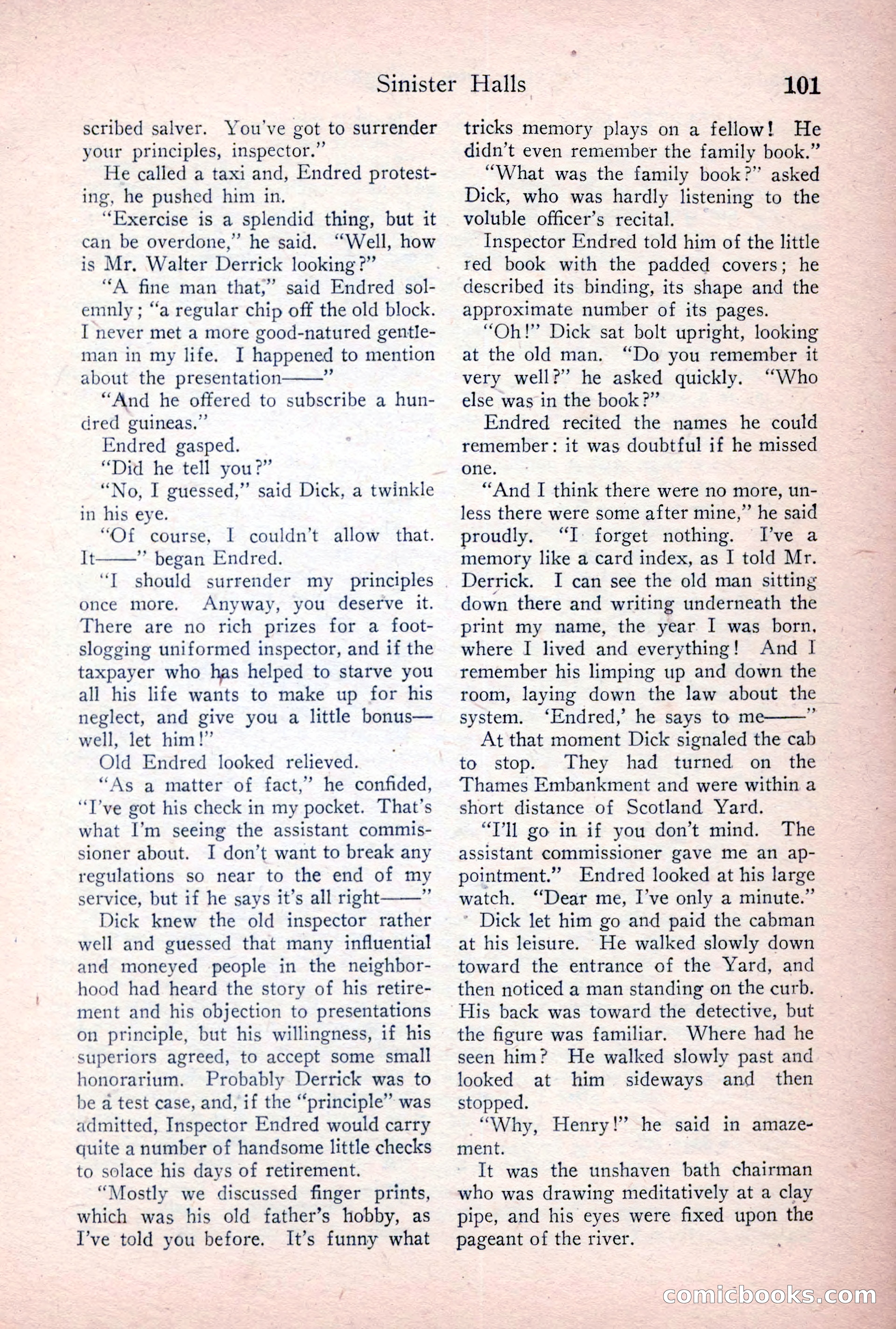 Detective Story Magazine, January 7, 1928 — page 119 of 164