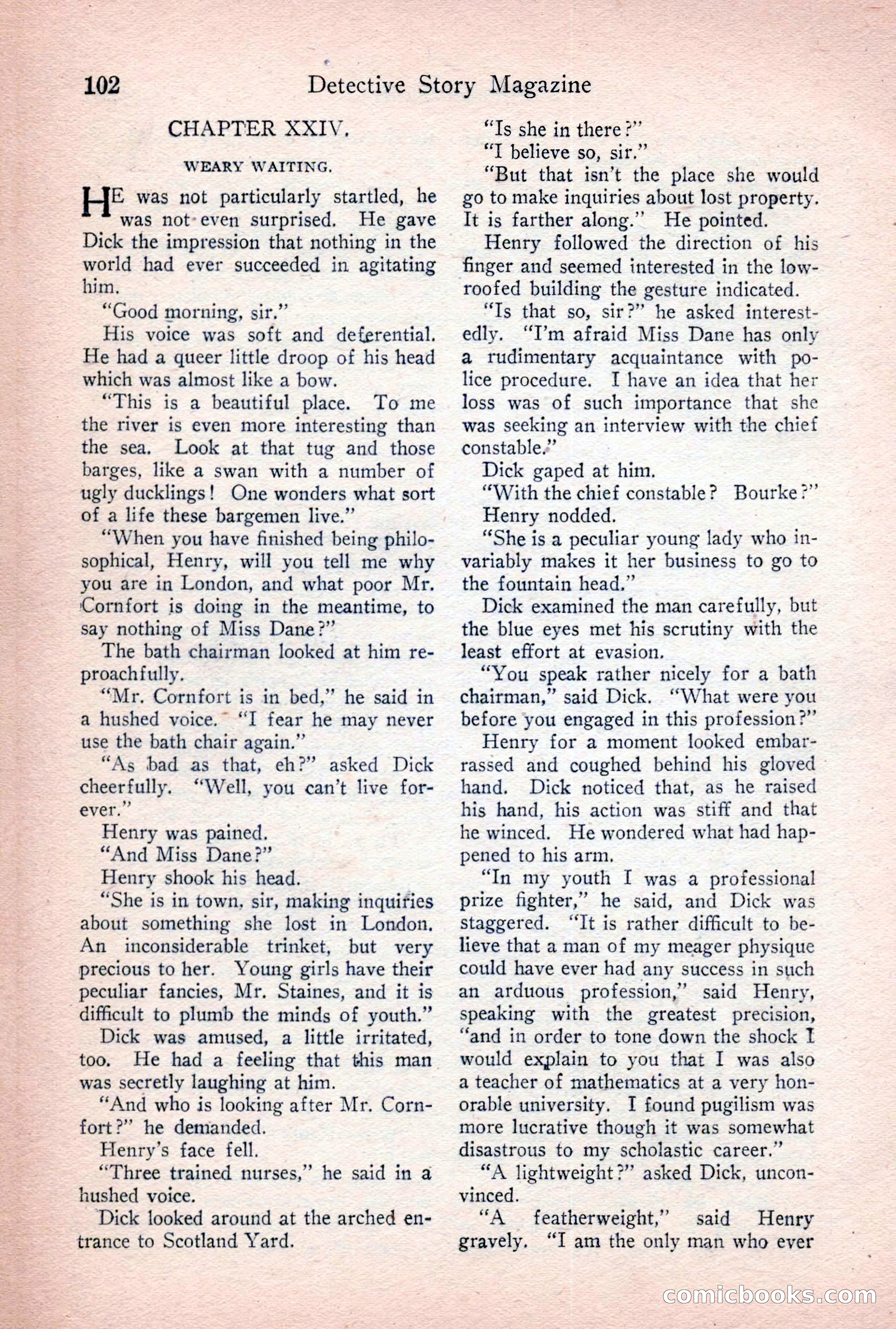 Detective Story Magazine, January 7, 1928 — page 120 of 164