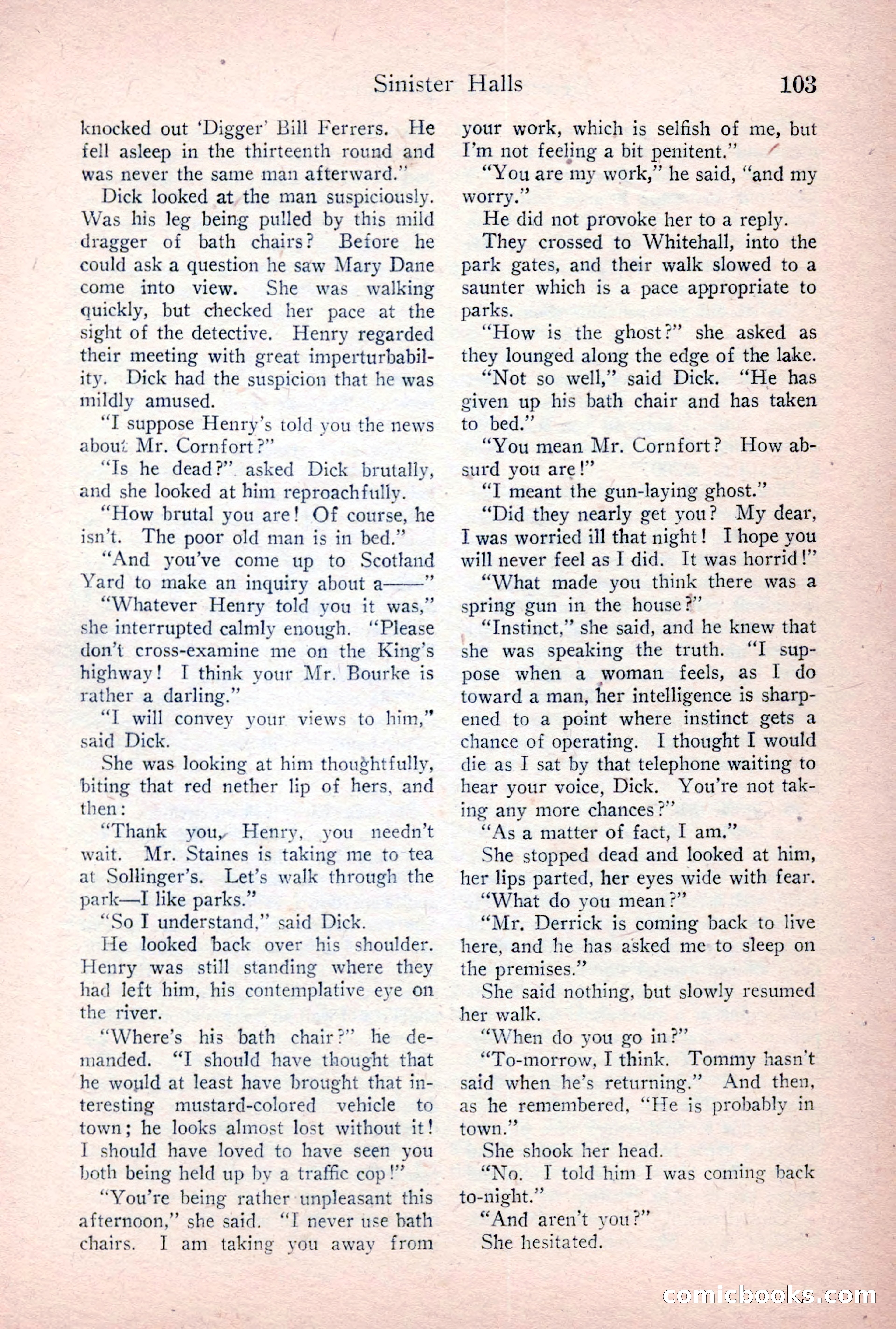 Detective Story Magazine, January 7, 1928 — page 121 of 164