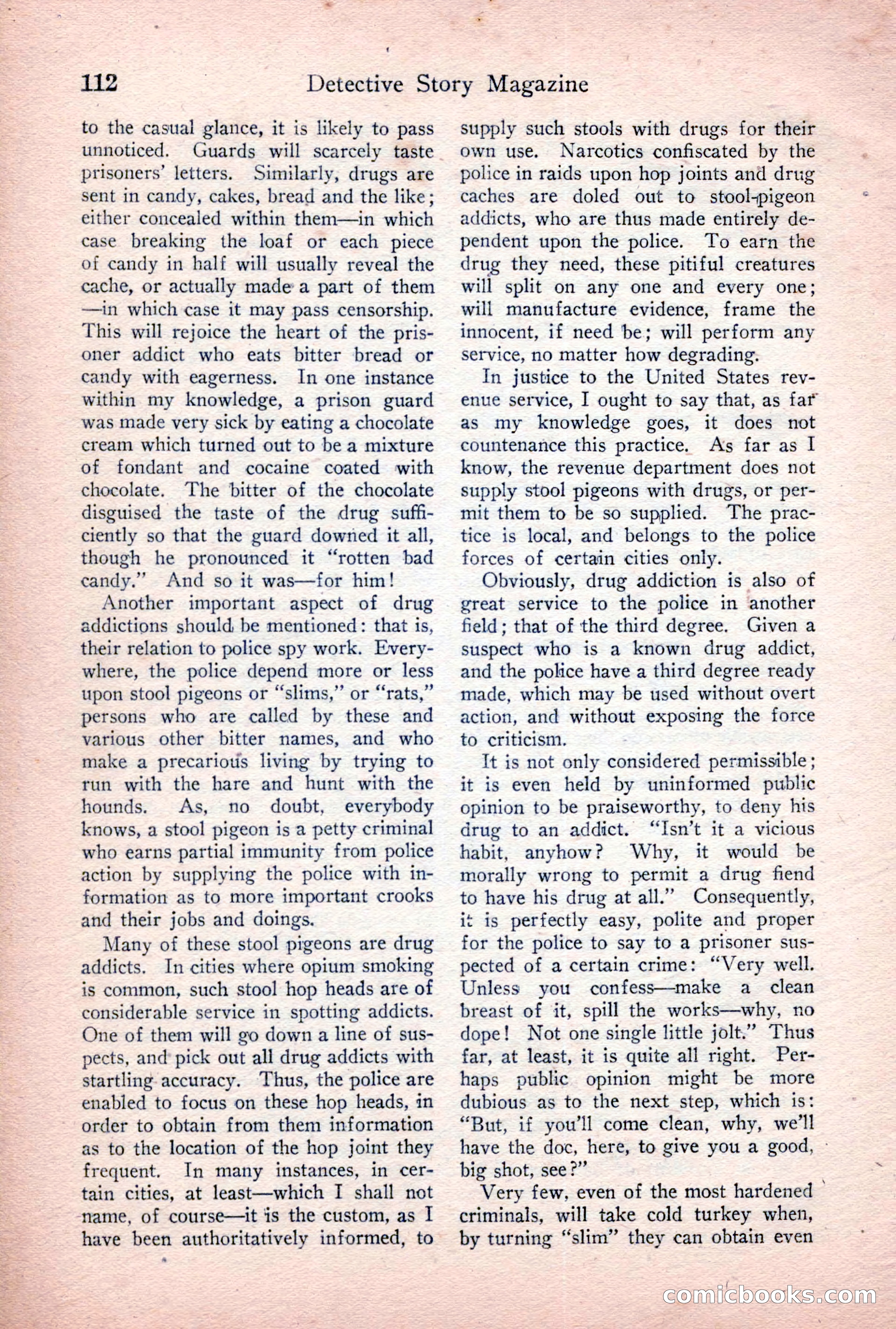 Detective Story Magazine, January 7, 1928 — page 130 of 164