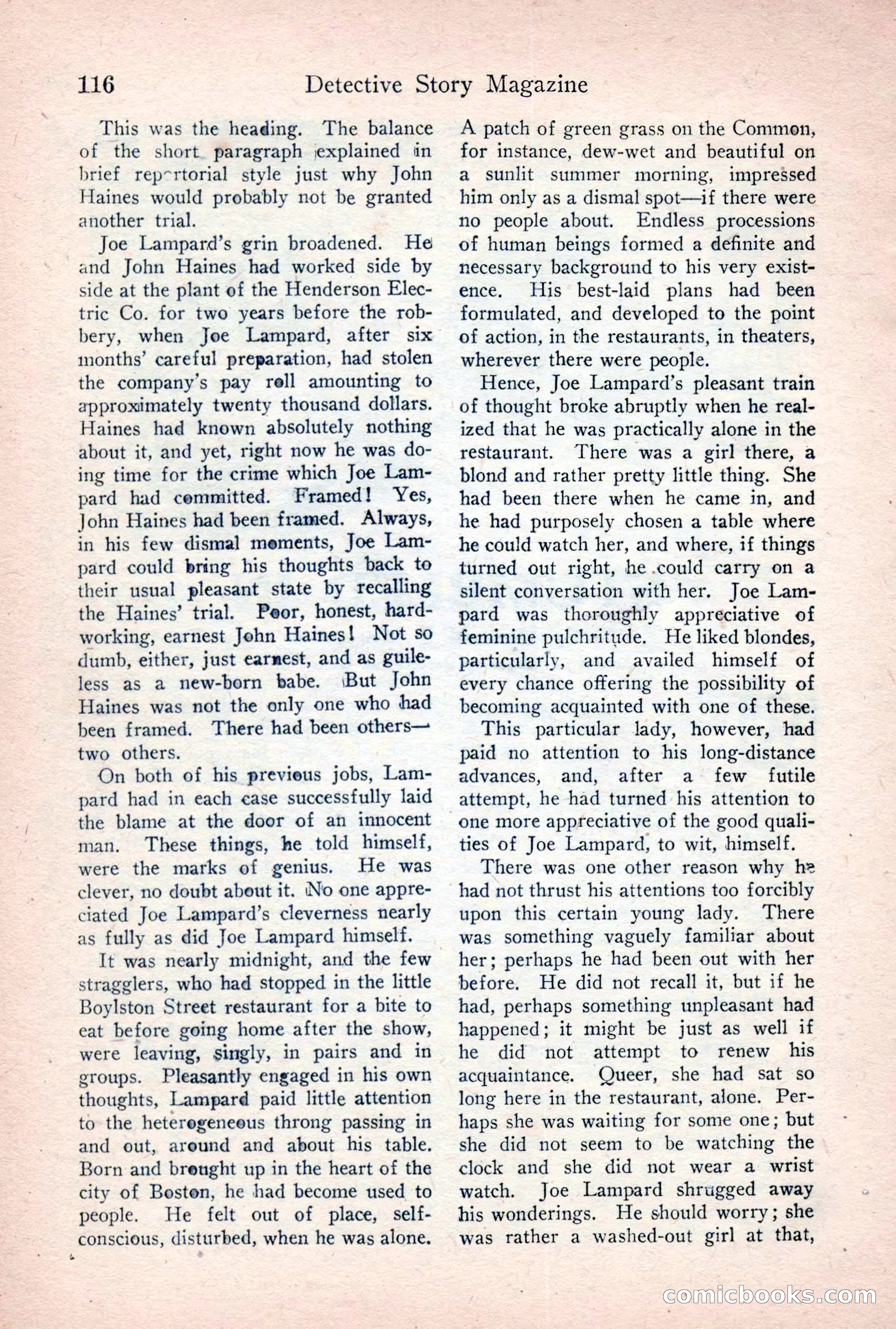 Detective Story Magazine, January 7, 1928 — page 134 of 164