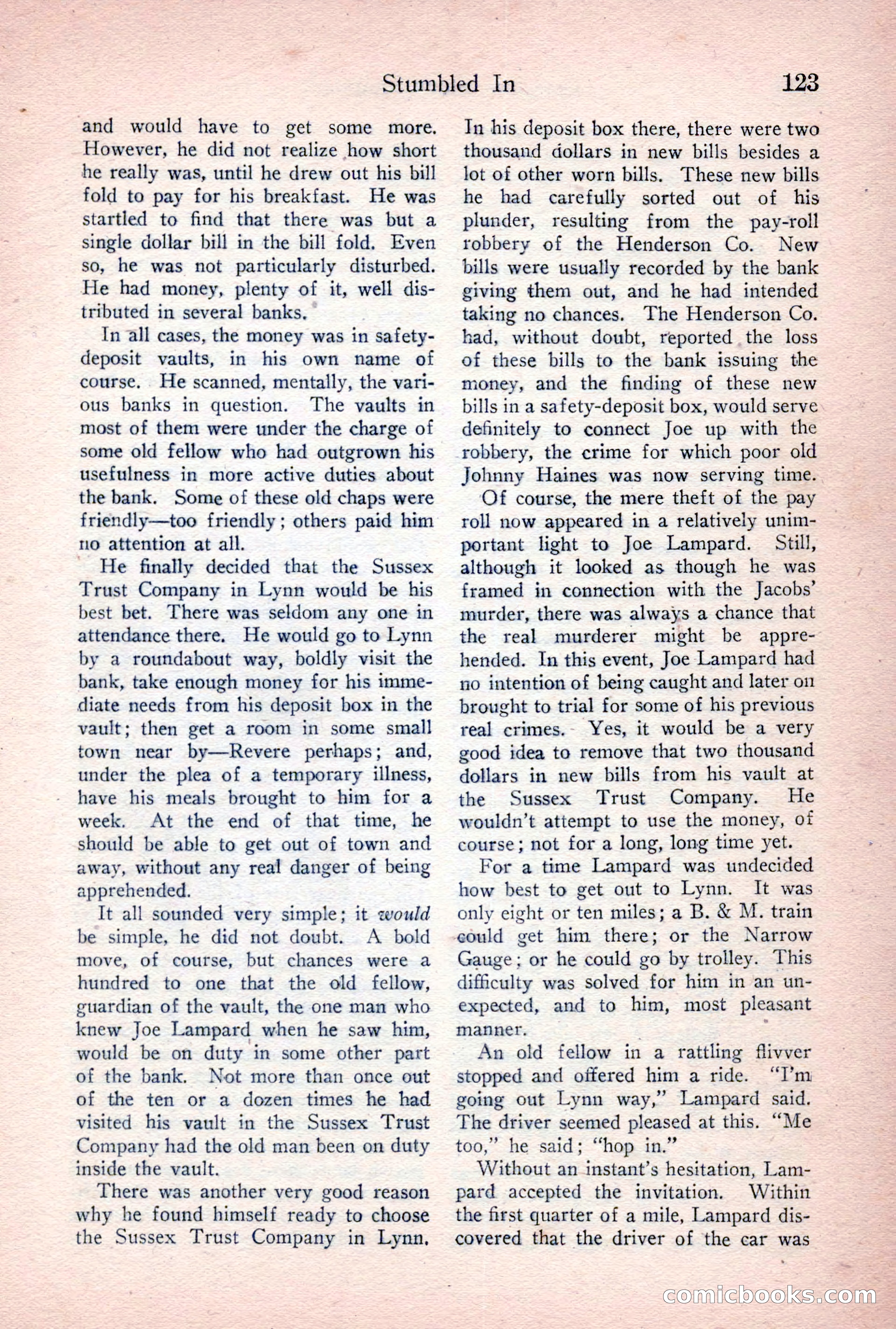 Detective Story Magazine, January 7, 1928 — page 141 of 164