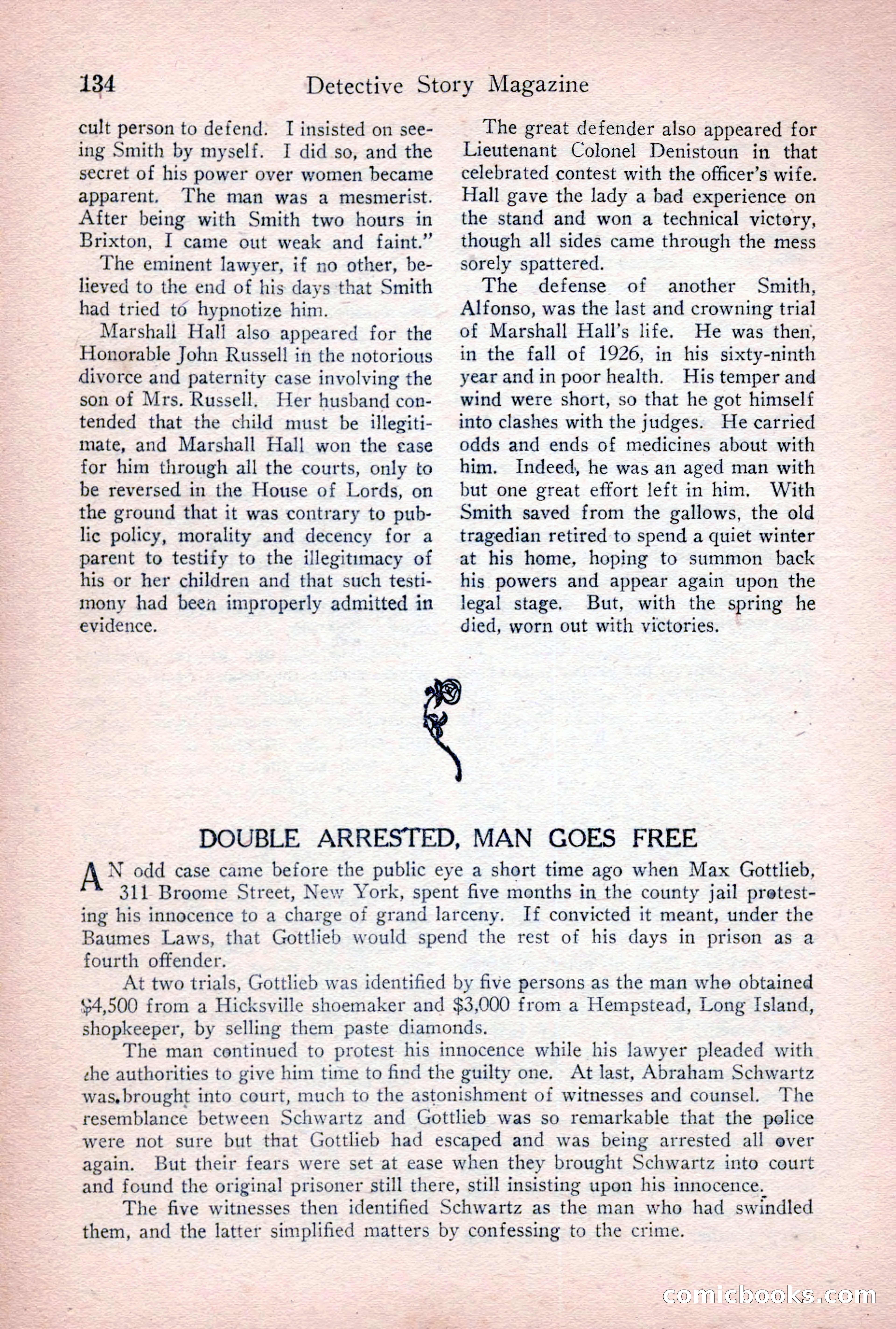 Detective Story Magazine, January 7, 1928 — page 152 of 164