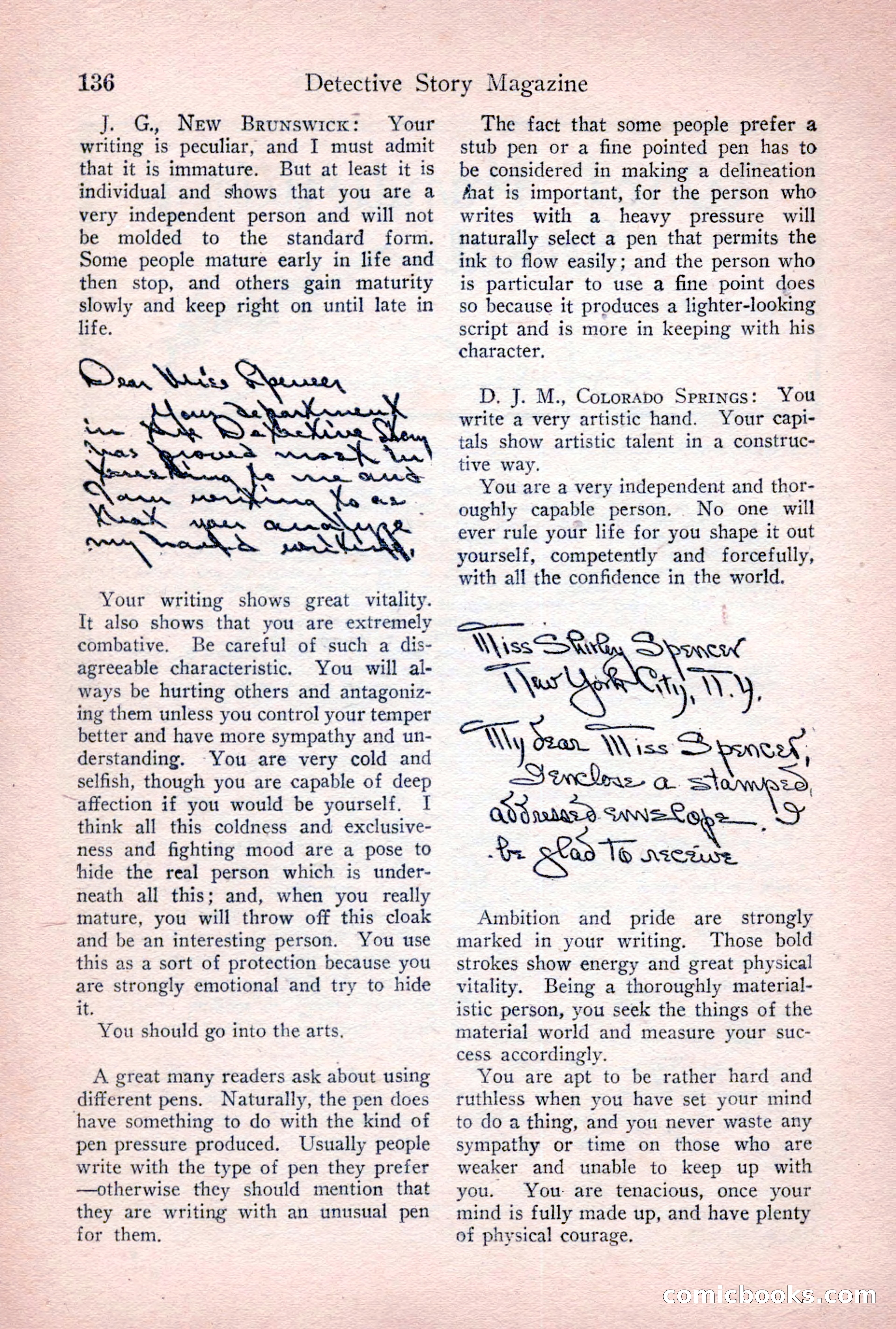 Detective Story Magazine, January 7, 1928 — page 154 of 164