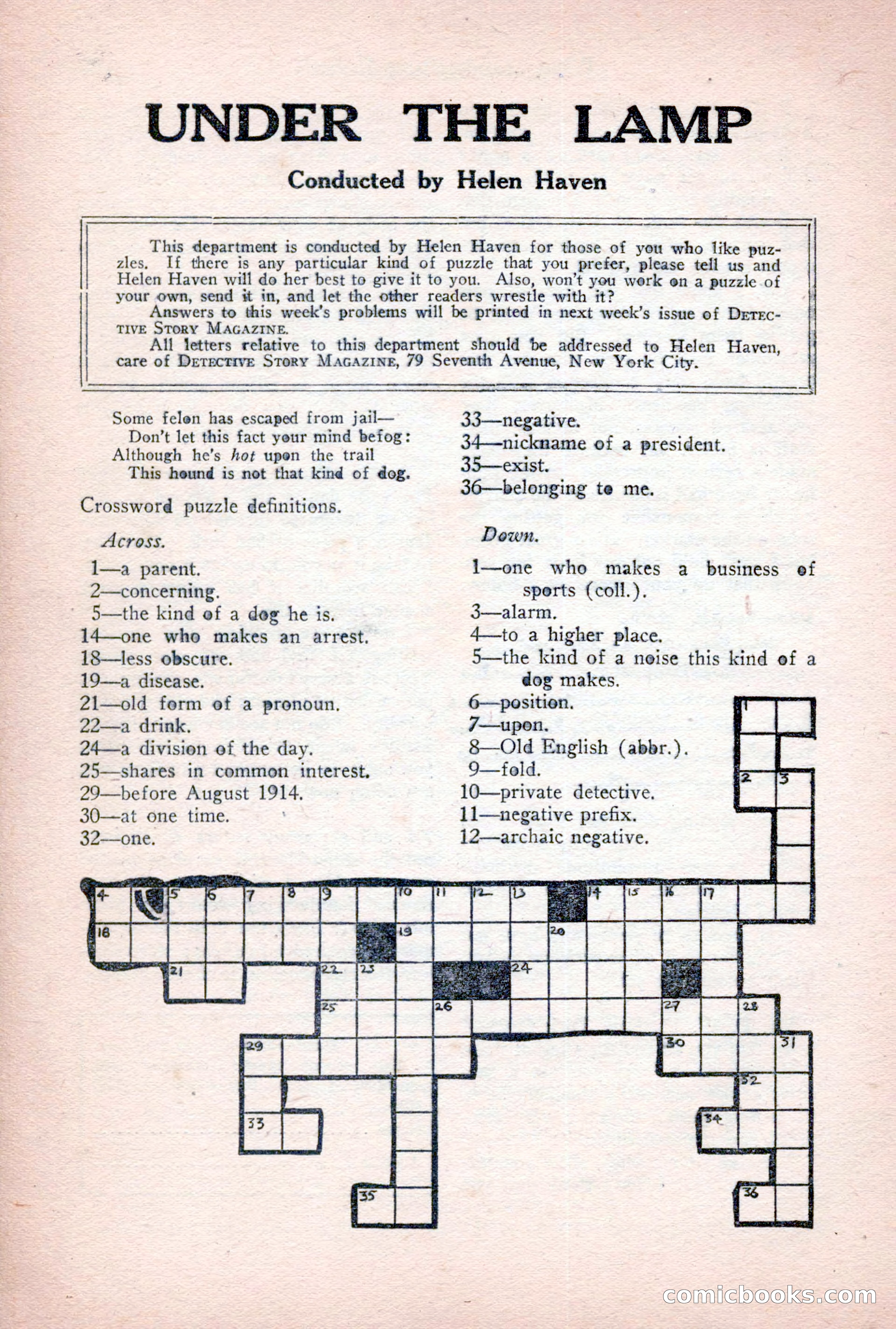 Detective Story Magazine, January 7, 1928 — page 156 of 164