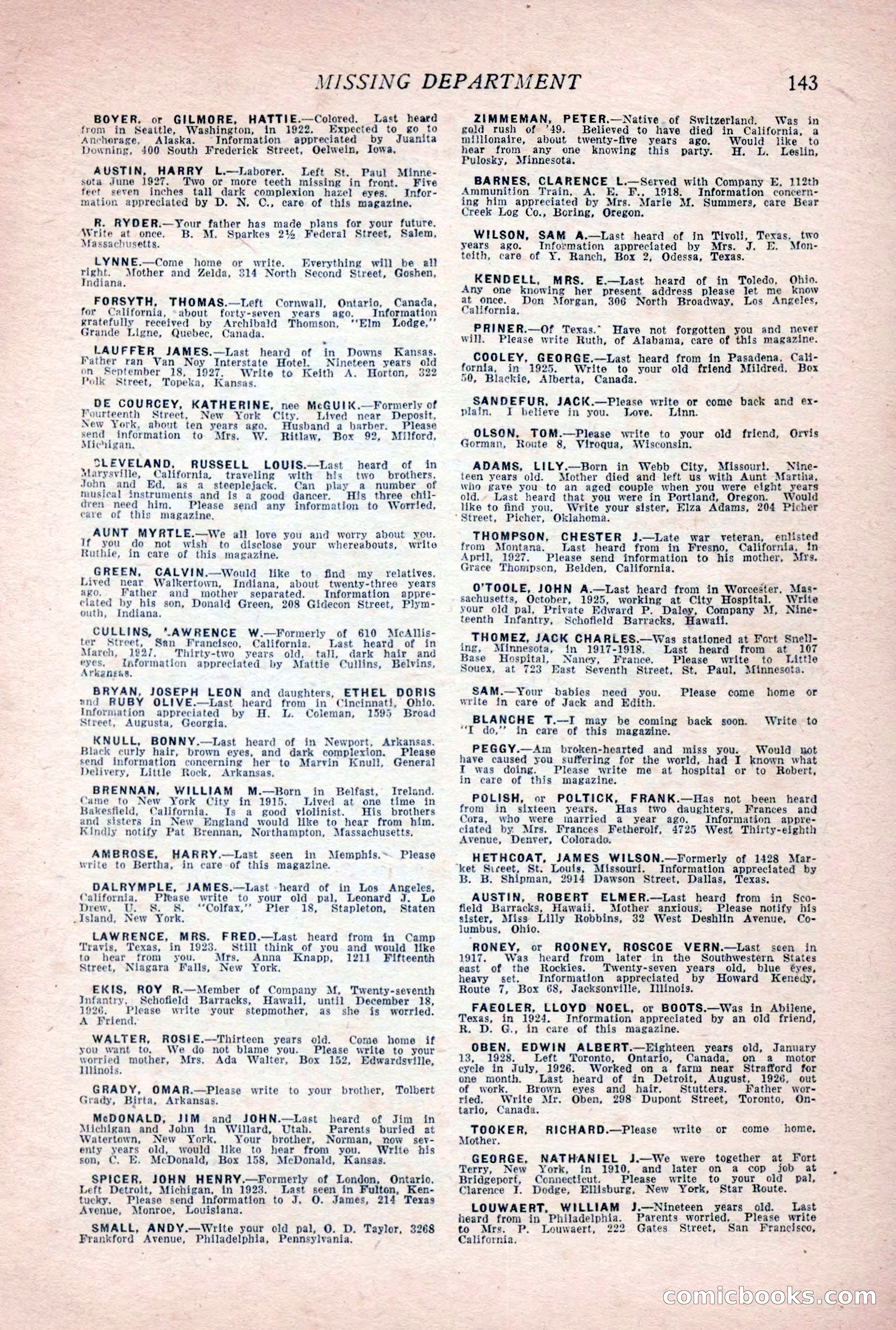Detective Story Magazine, January 7, 1928 — page 161 of 164