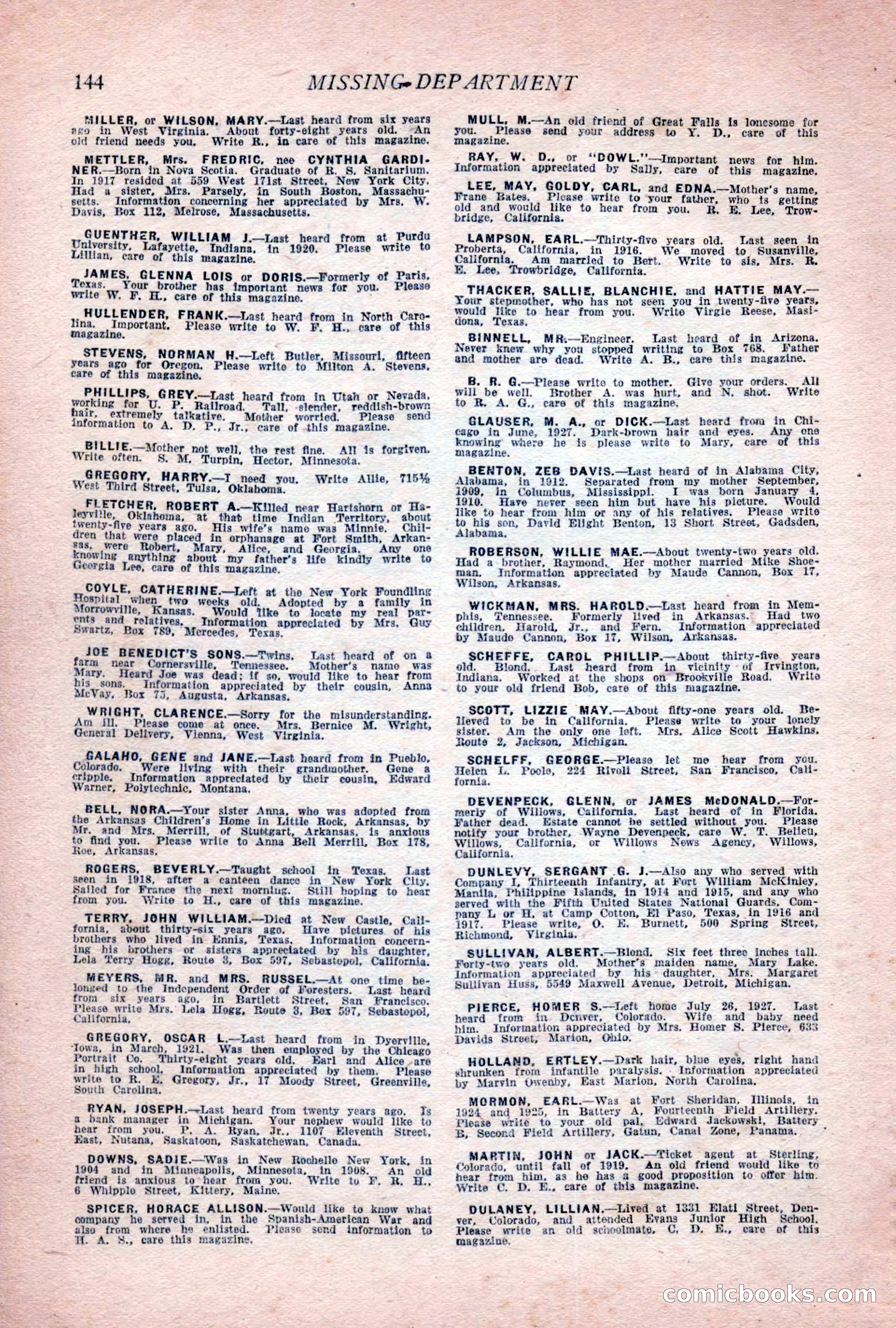 Detective Story Magazine, January 7, 1928 — page 162 of 164