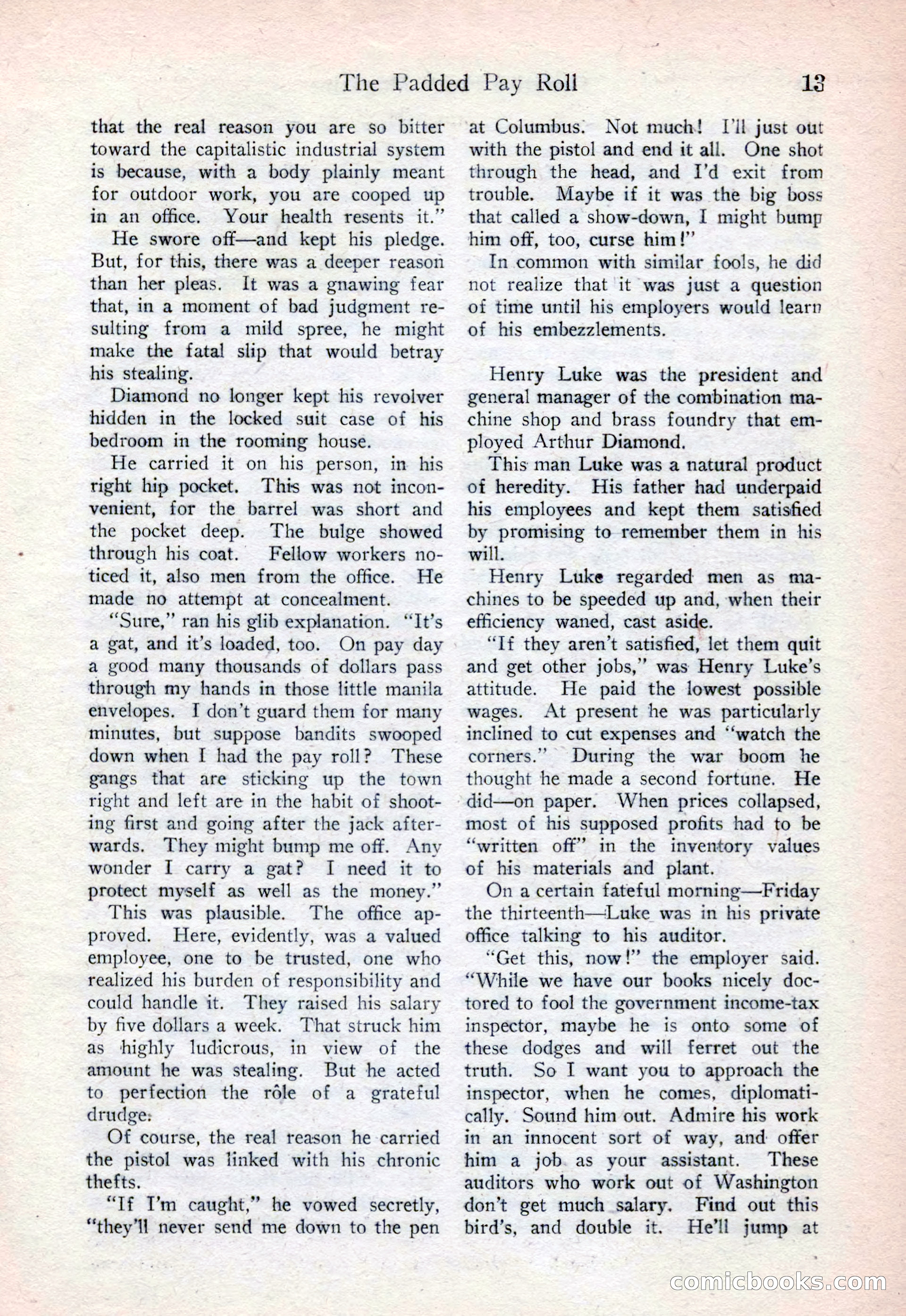 Detective Story Magazine, August 15, 1925 — page 15 of 148