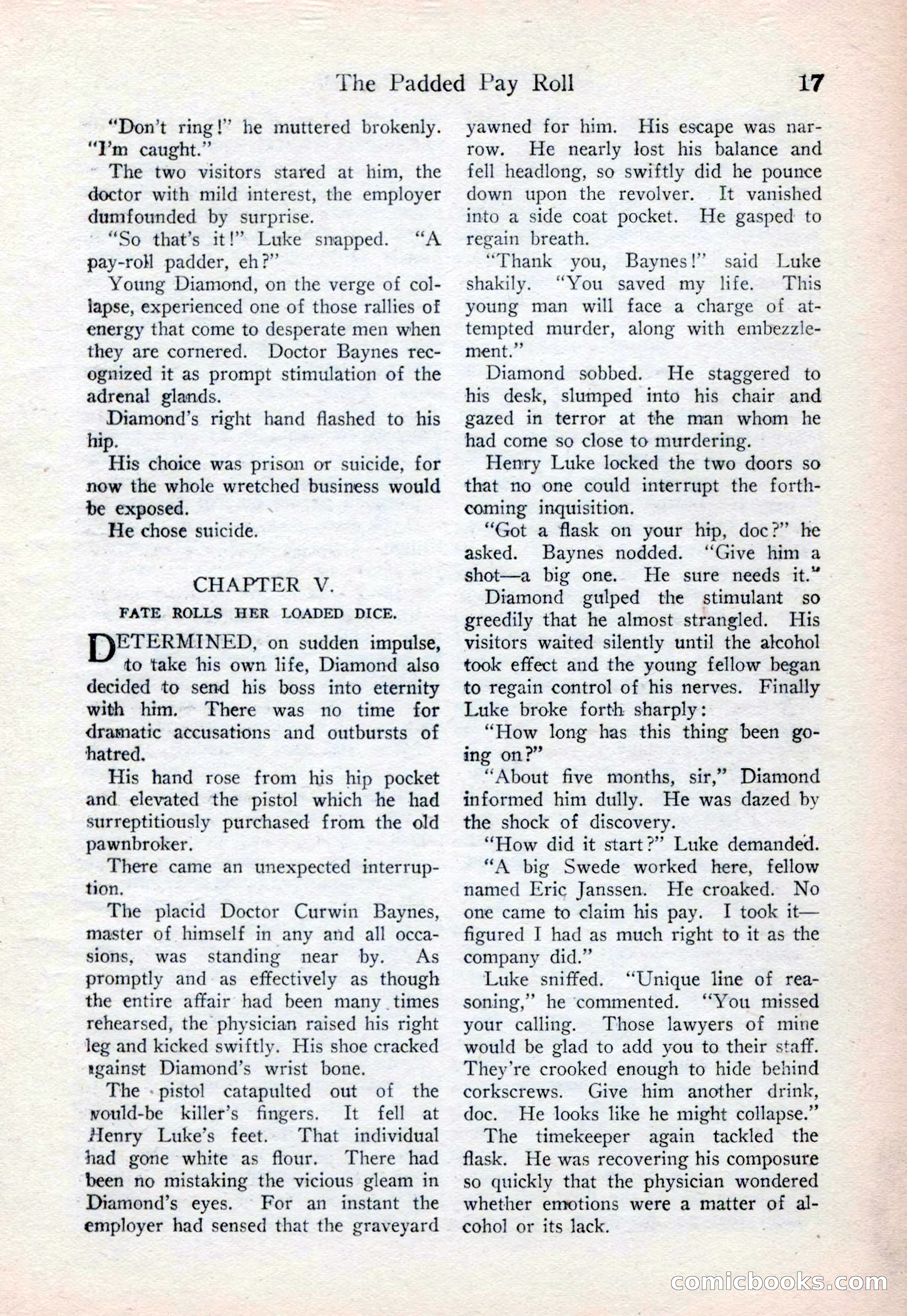 Detective Story Magazine, August 15, 1925 — page 19 of 148