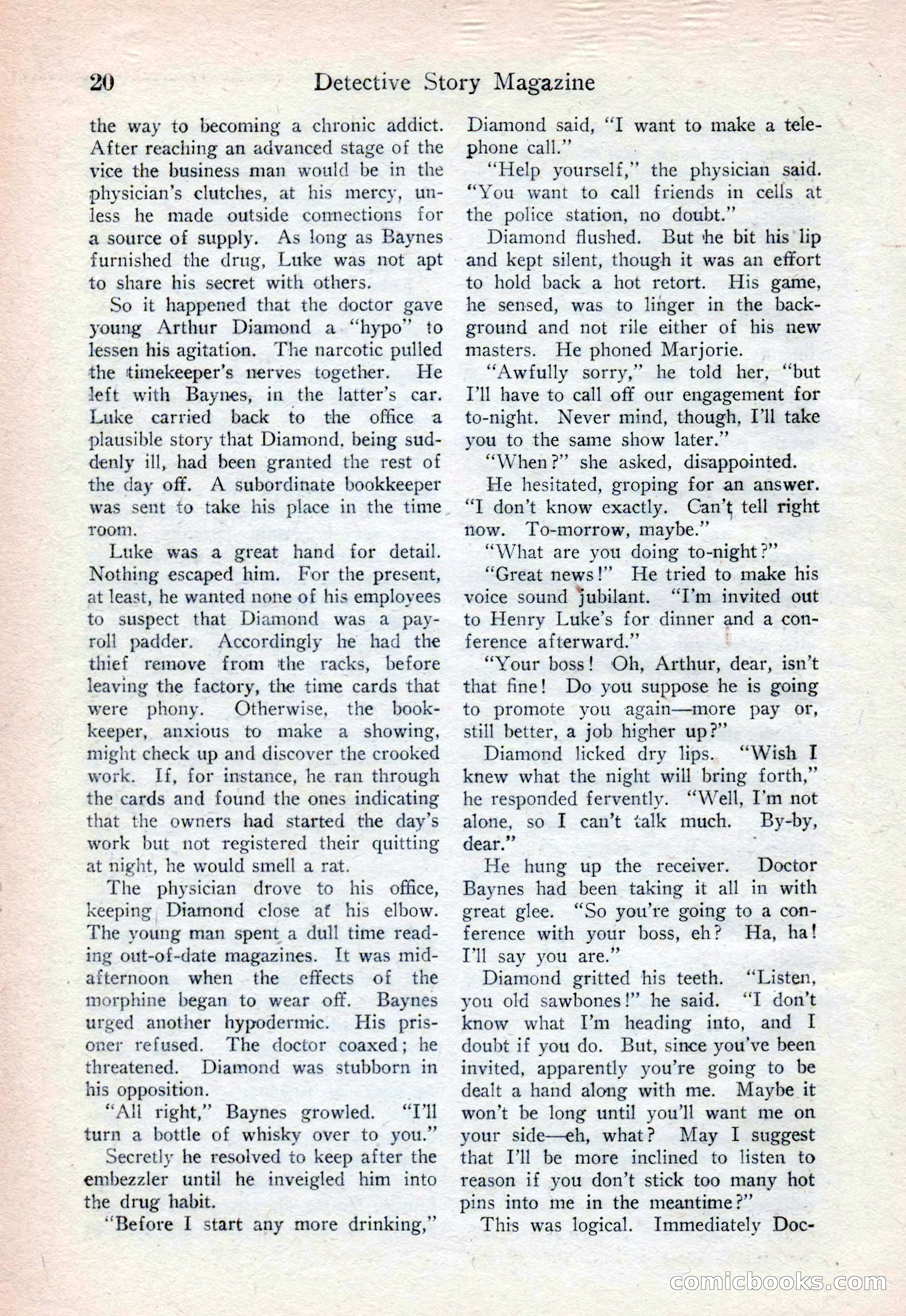 Detective Story Magazine, August 15, 1925 — page 22 of 148