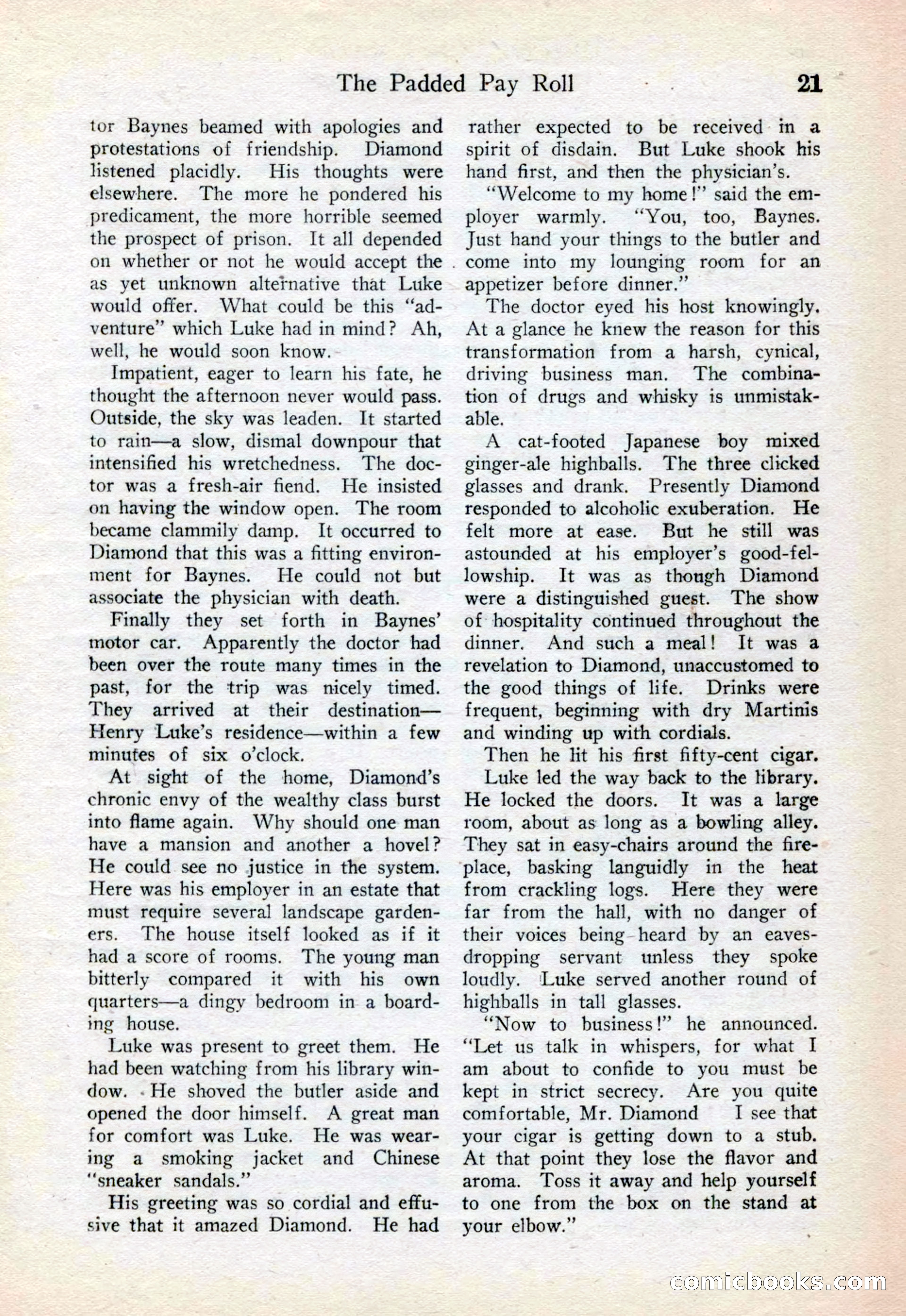 Detective Story Magazine, August 15, 1925 — page 23 of 148