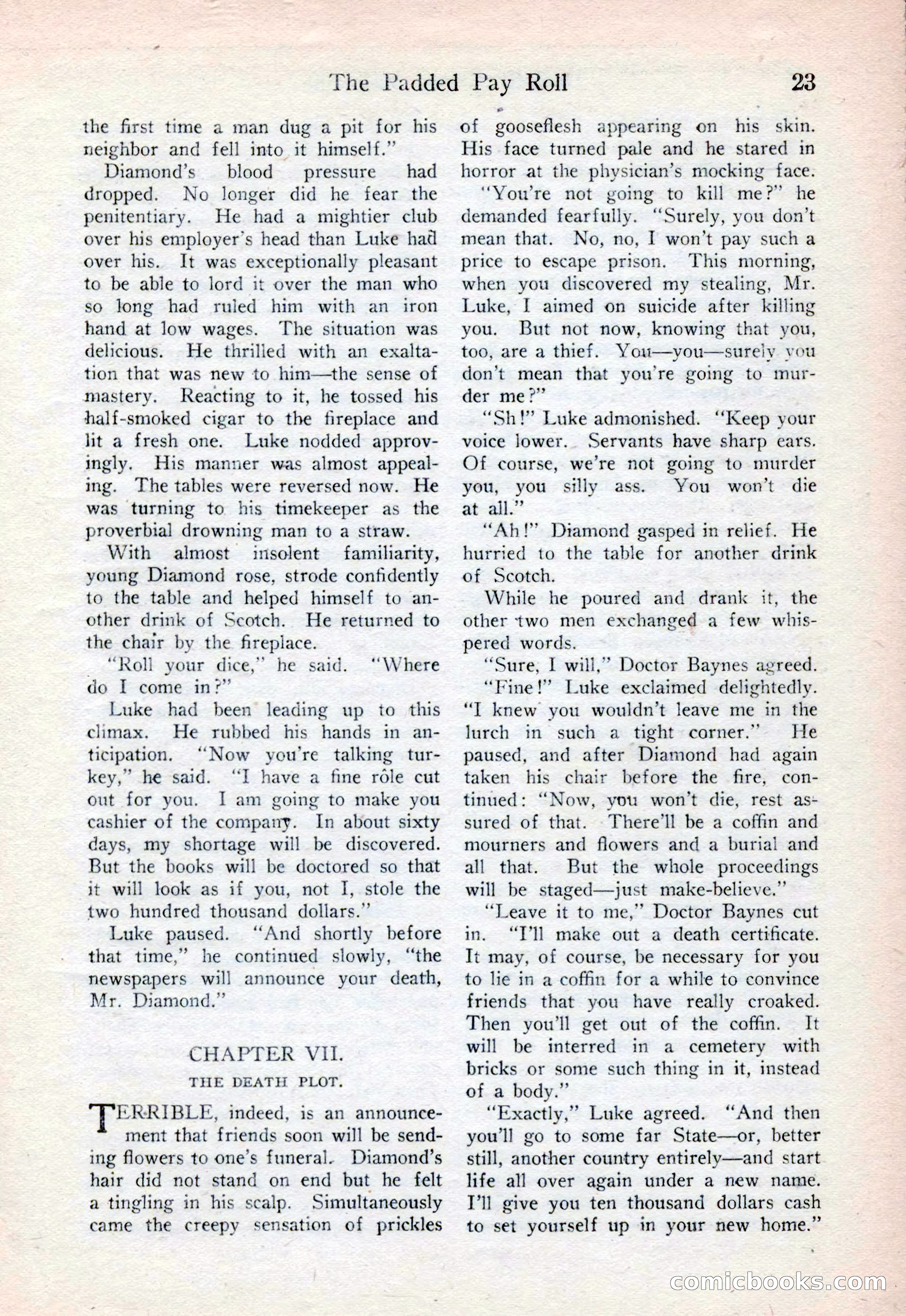 Detective Story Magazine, August 15, 1925 — page 25 of 148