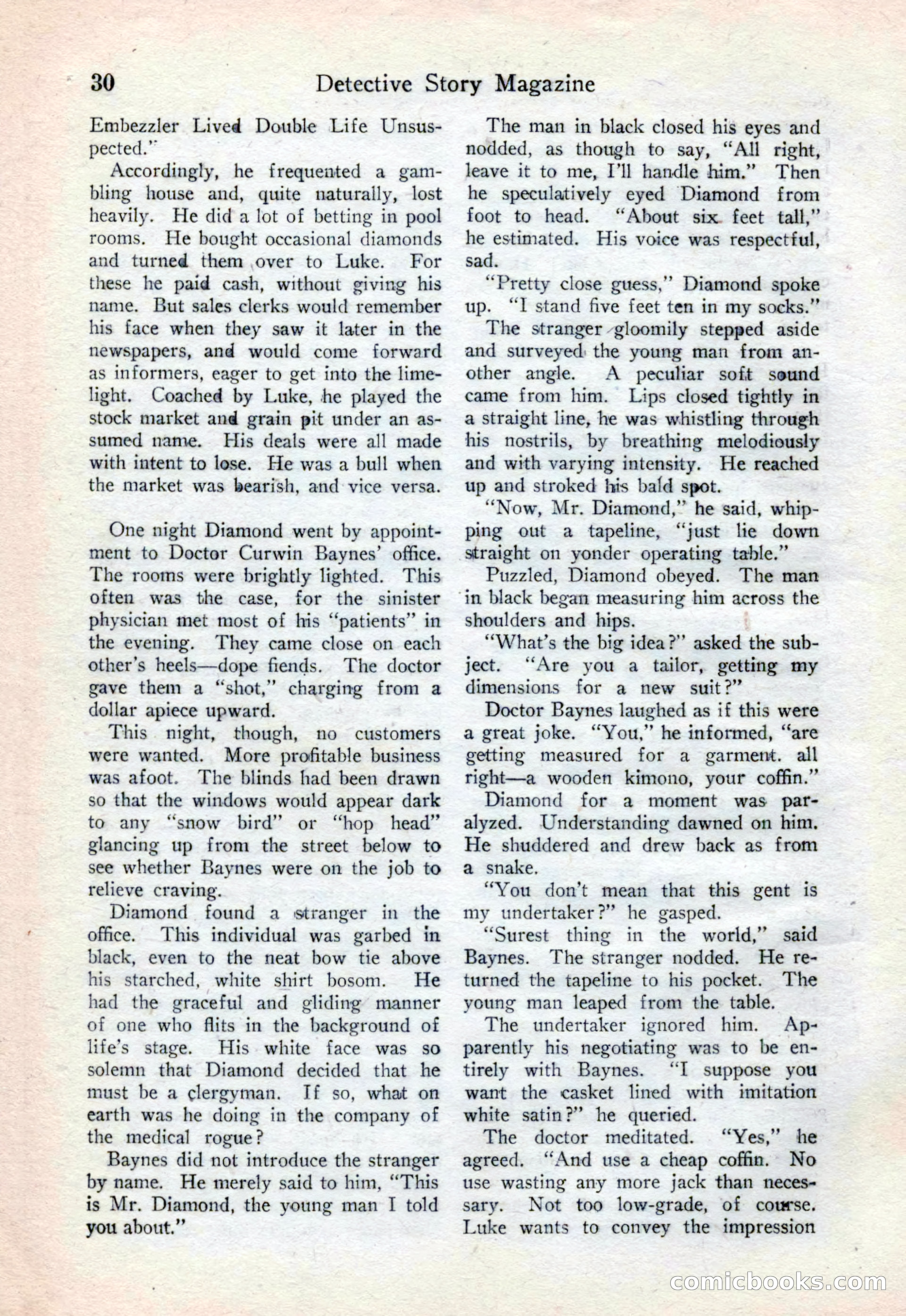 Detective Story Magazine, August 15, 1925 — page 32 of 148