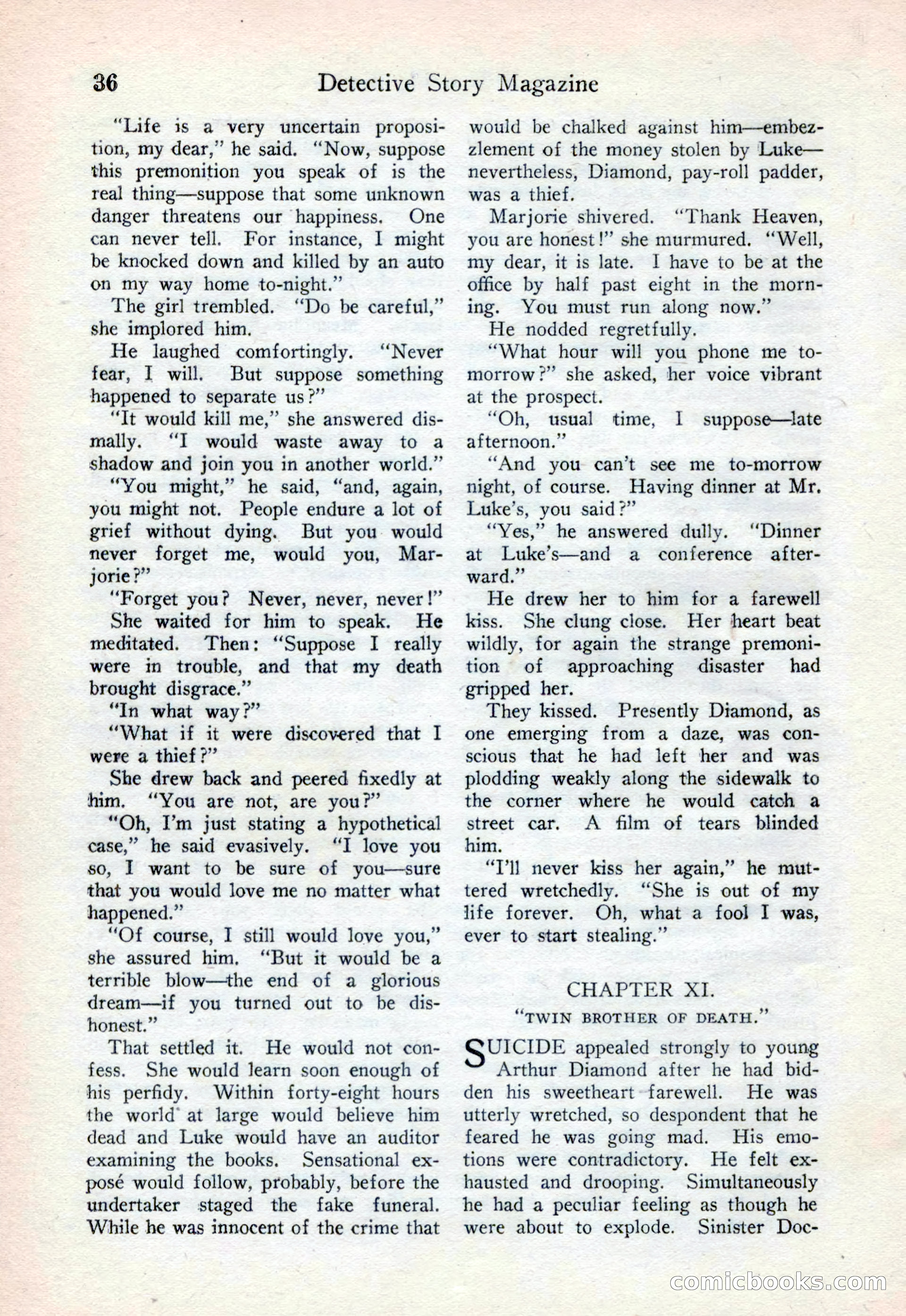 Detective Story Magazine, August 15, 1925 — page 38 of 148