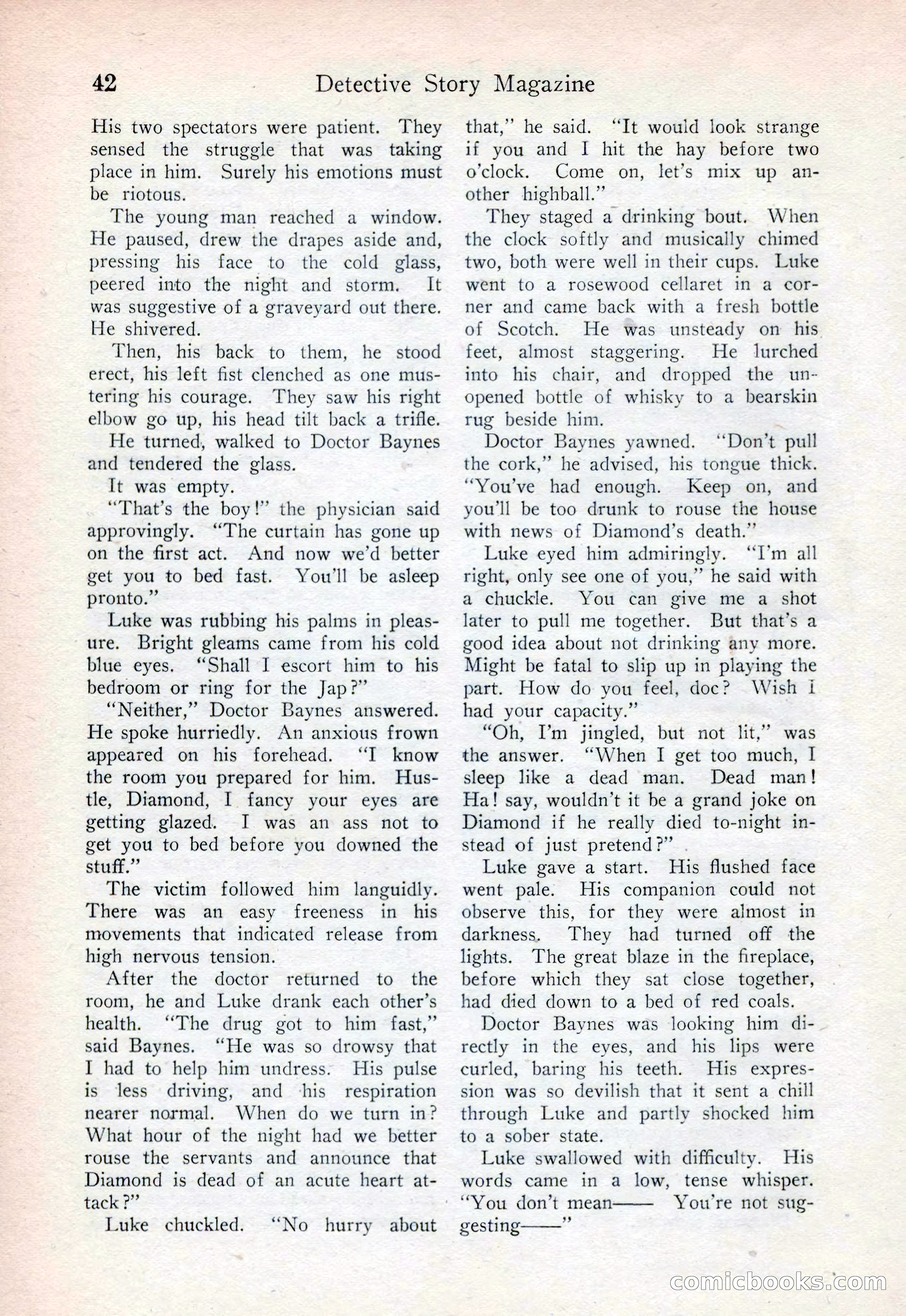 Detective Story Magazine, August 15, 1925 — page 44 of 148
