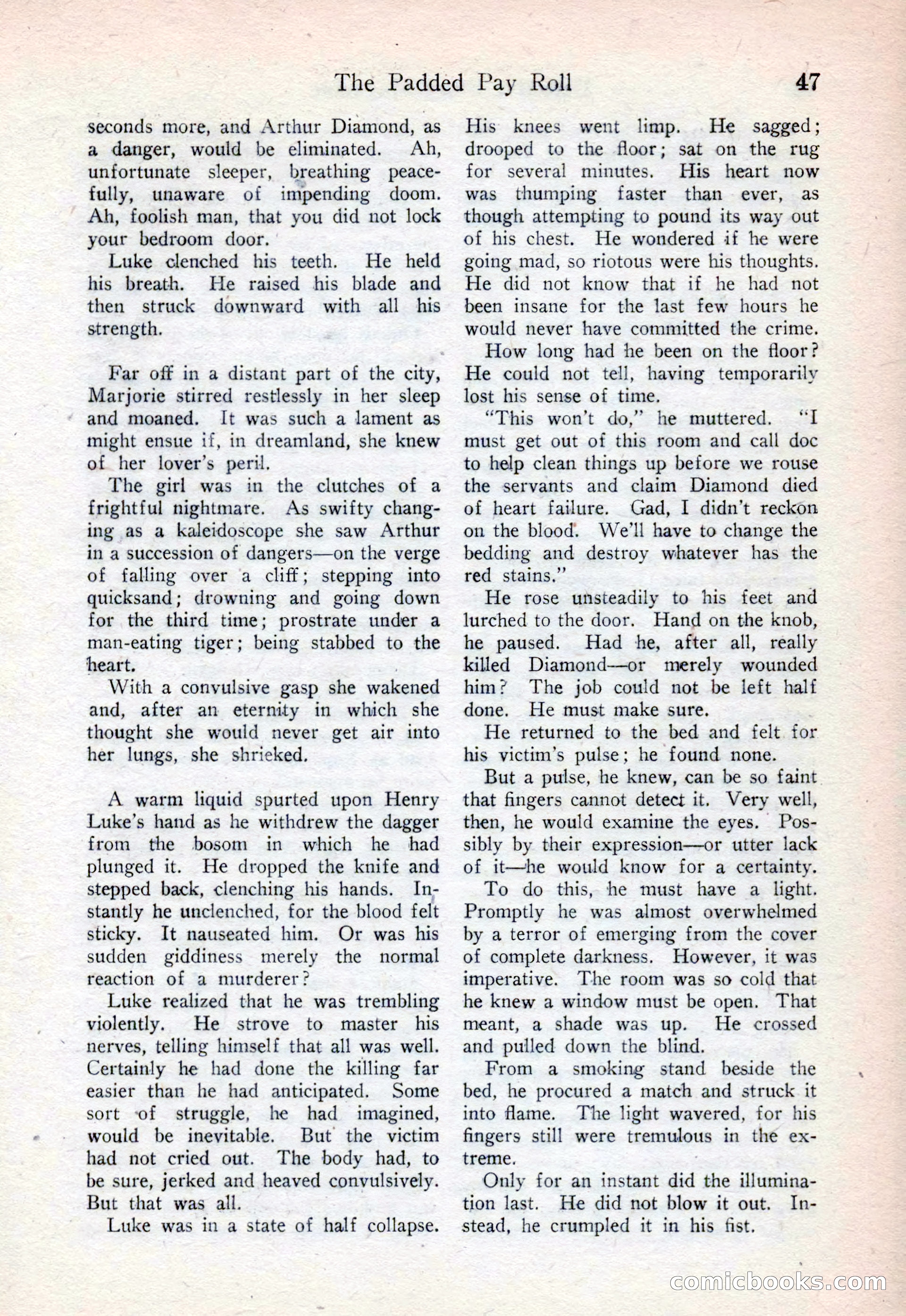 Detective Story Magazine, August 15, 1925 — page 49 of 148