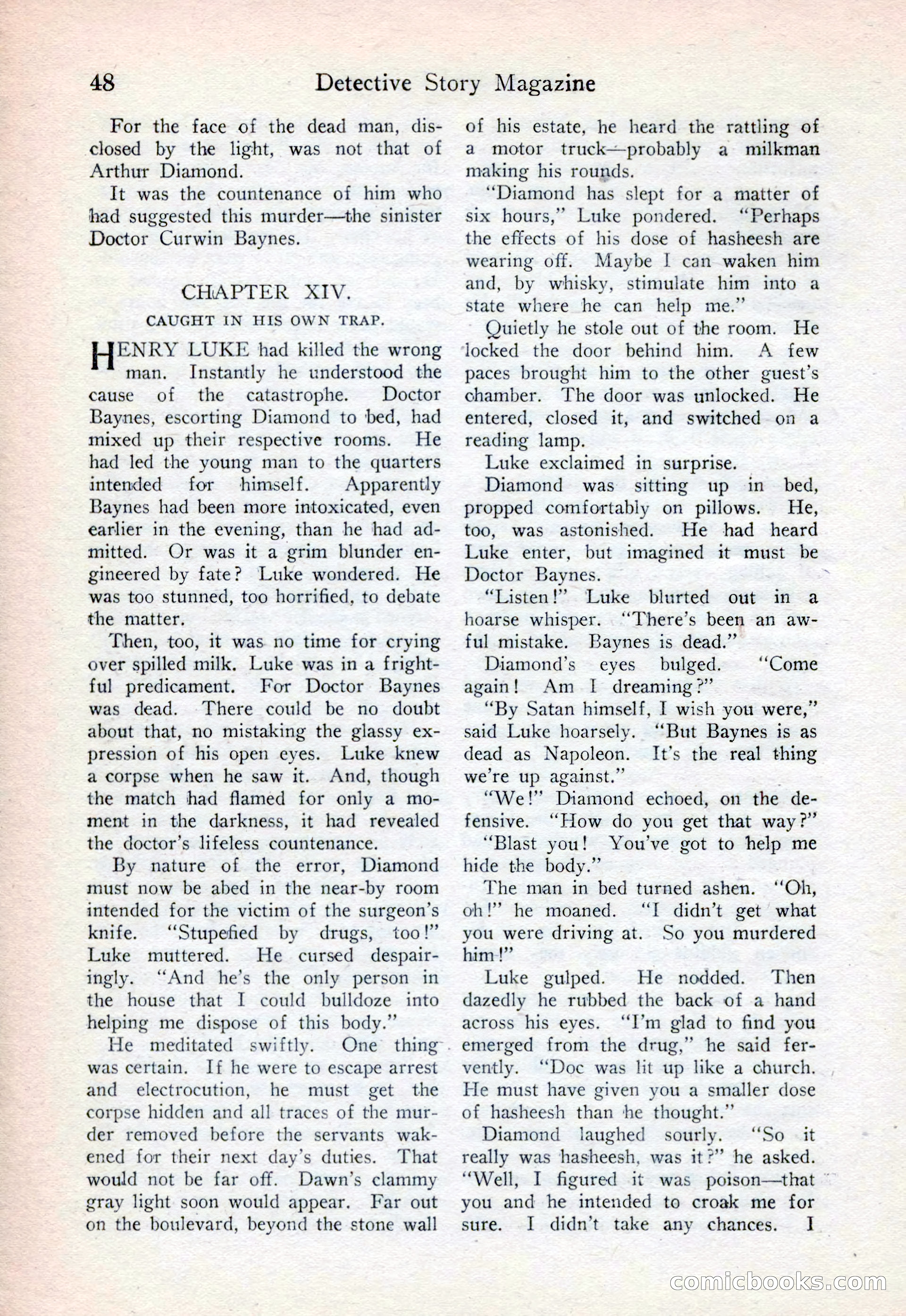 Detective Story Magazine, August 15, 1925 — page 50 of 148