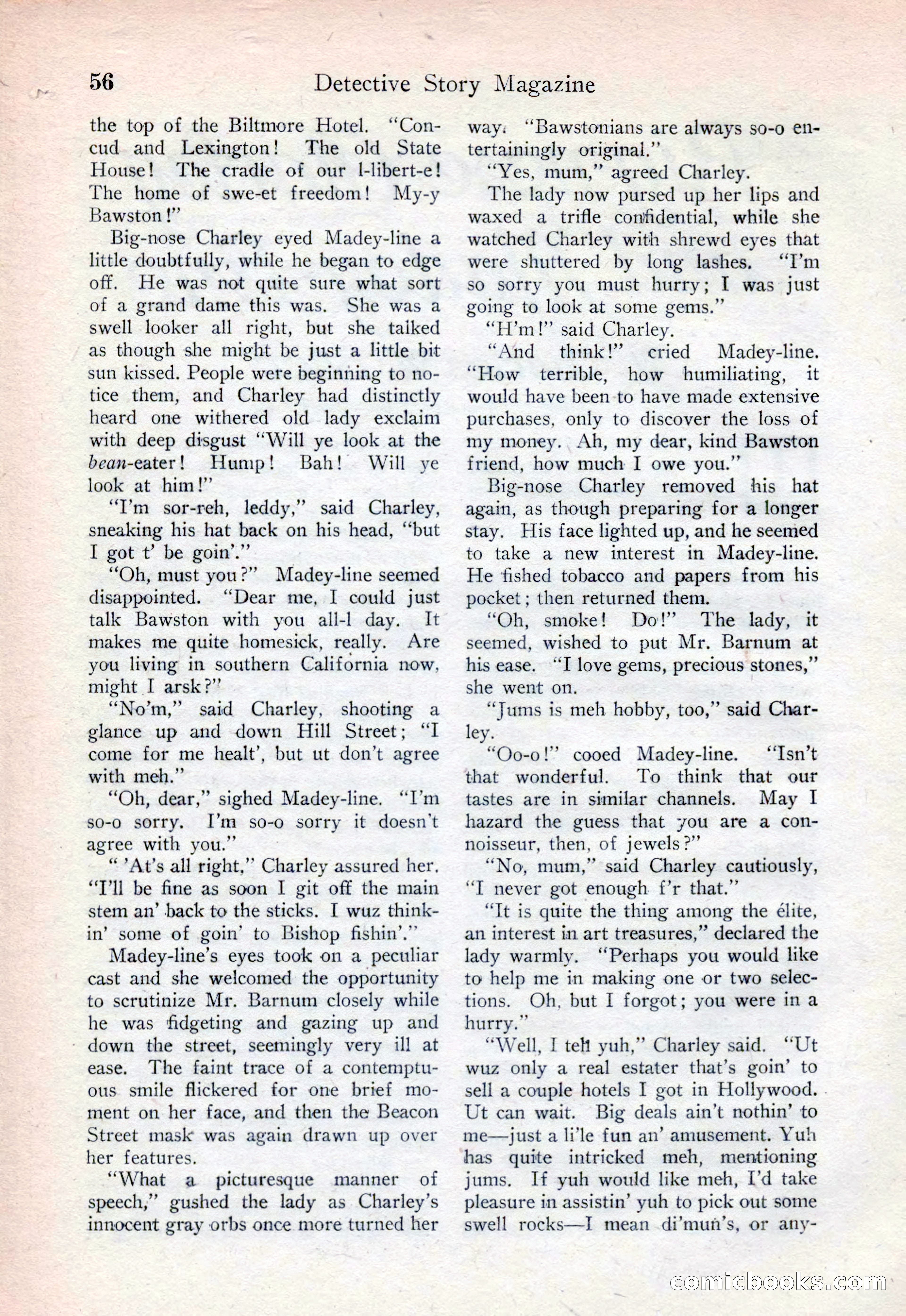 Detective Story Magazine, August 15, 1925 — page 58 of 148