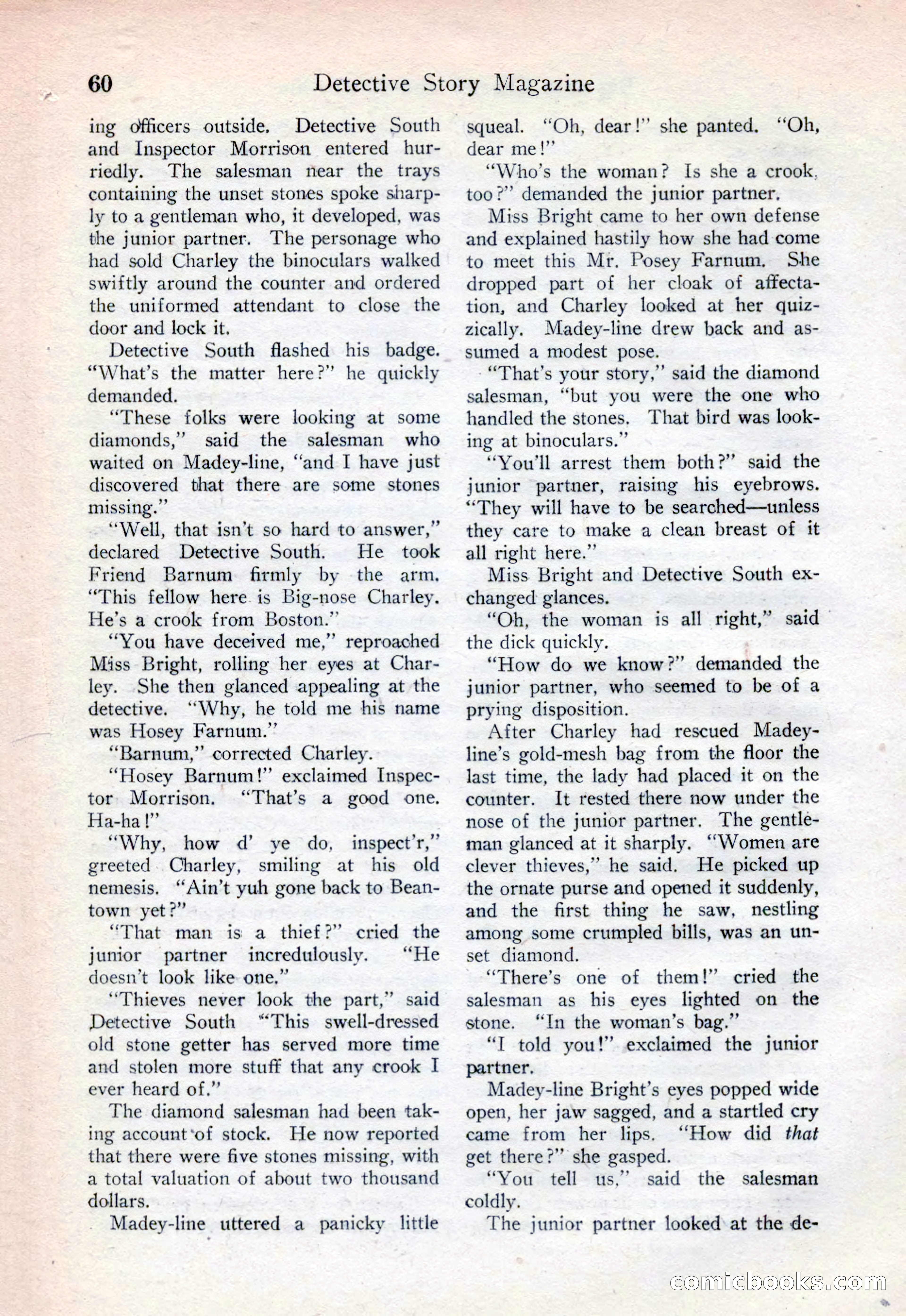 Detective Story Magazine, August 15, 1925 — page 62 of 148