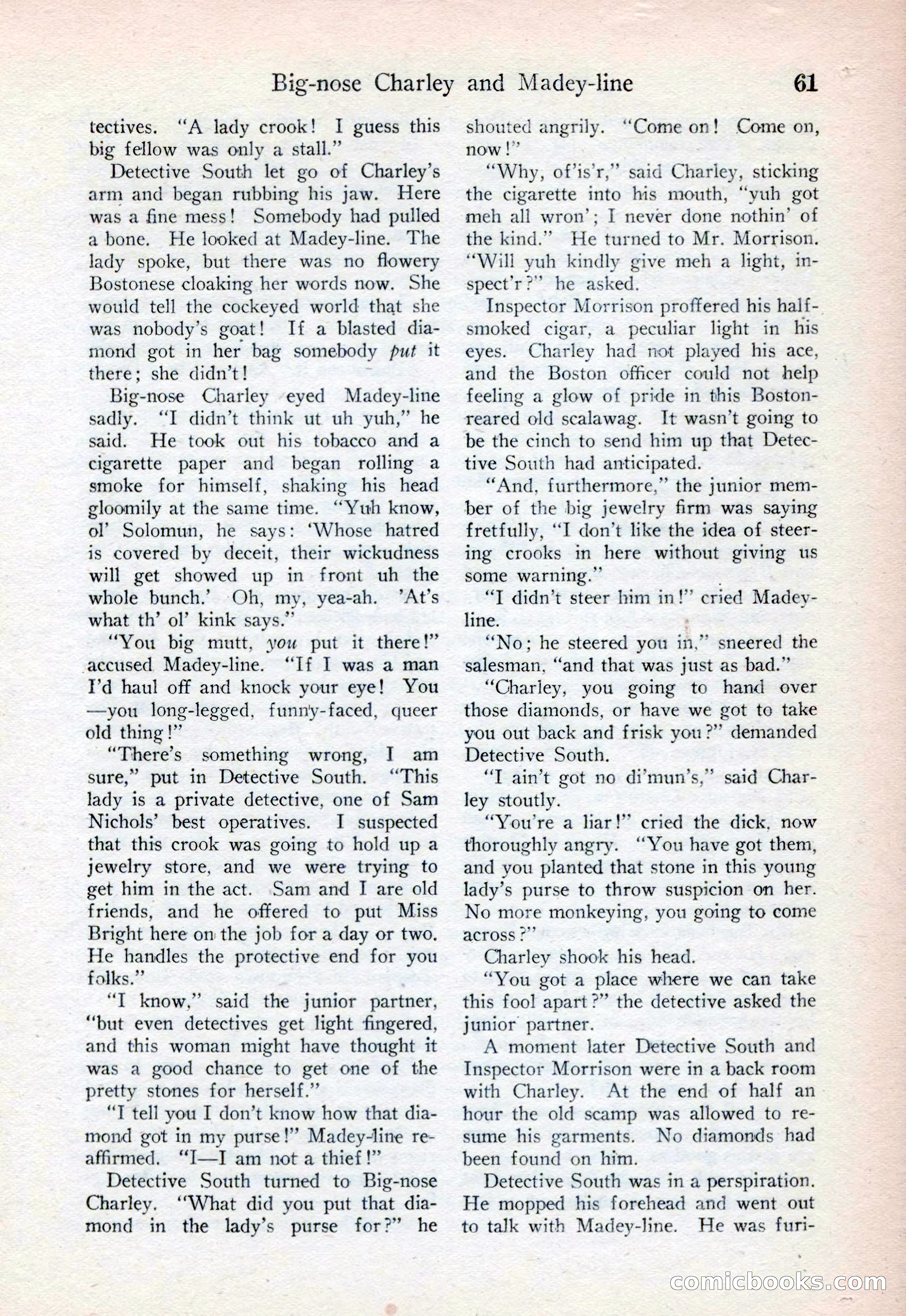 Detective Story Magazine, August 15, 1925 — page 63 of 148