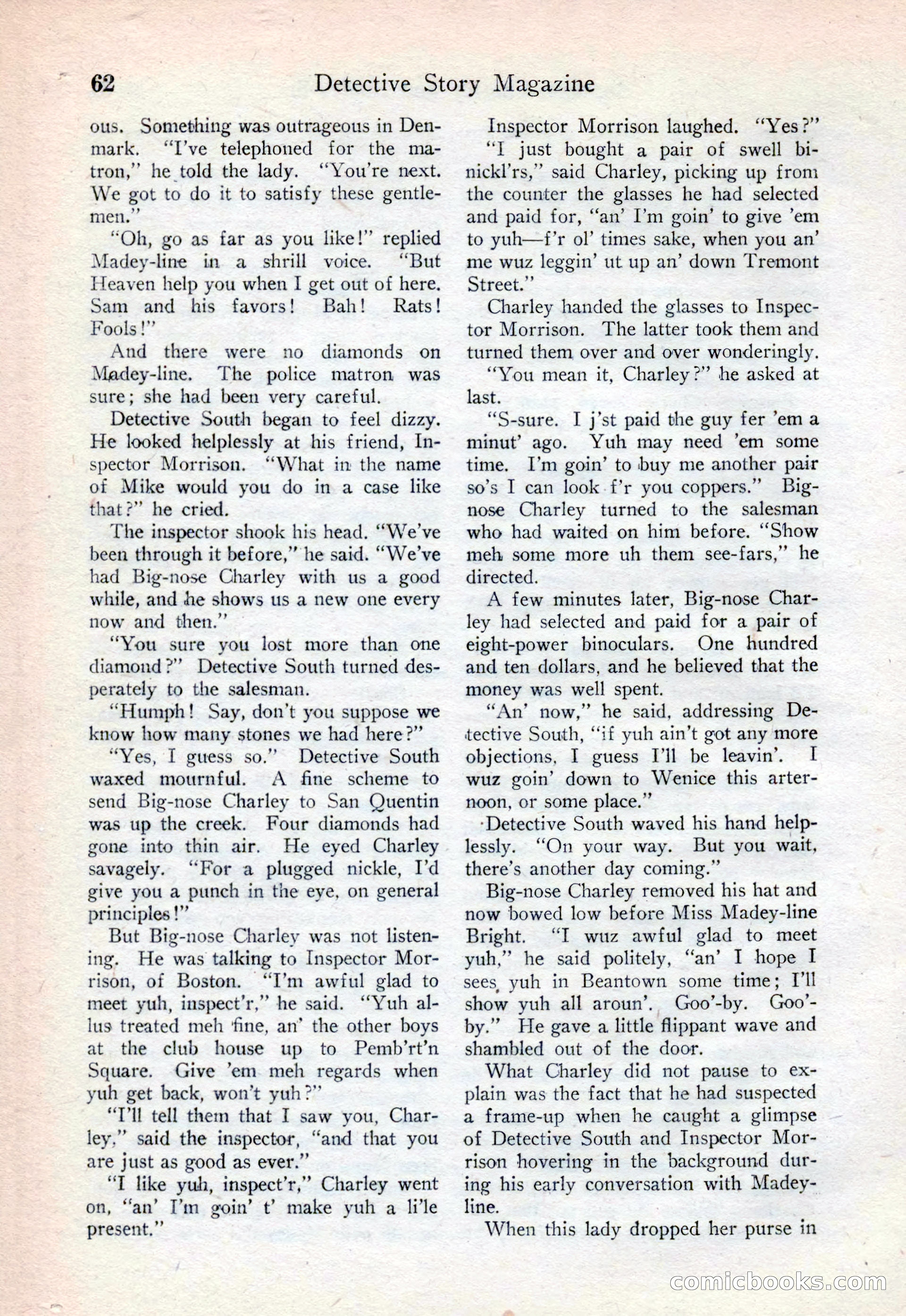 Detective Story Magazine, August 15, 1925 — page 64 of 148