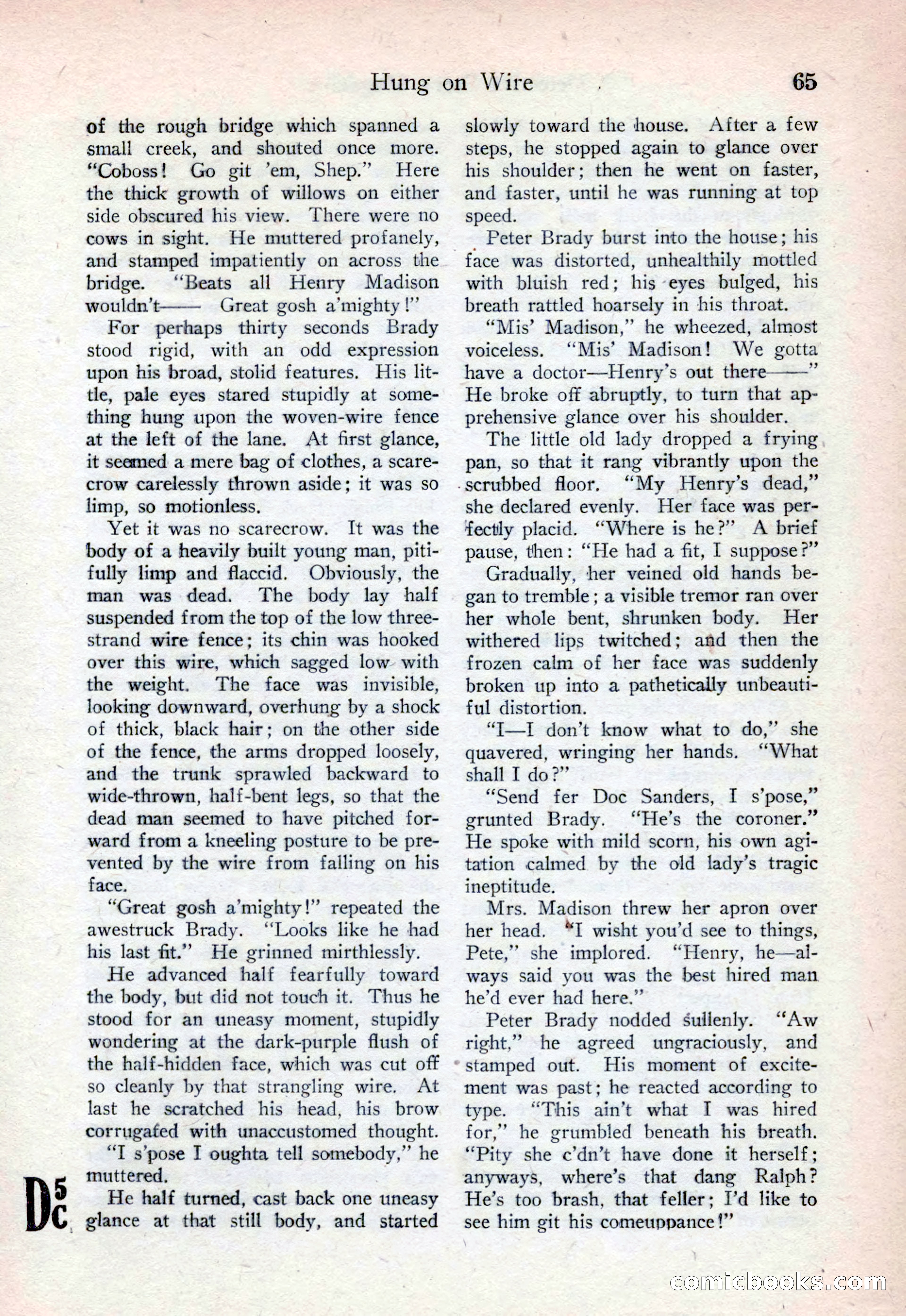 Detective Story Magazine, August 15, 1925 — page 67 of 148