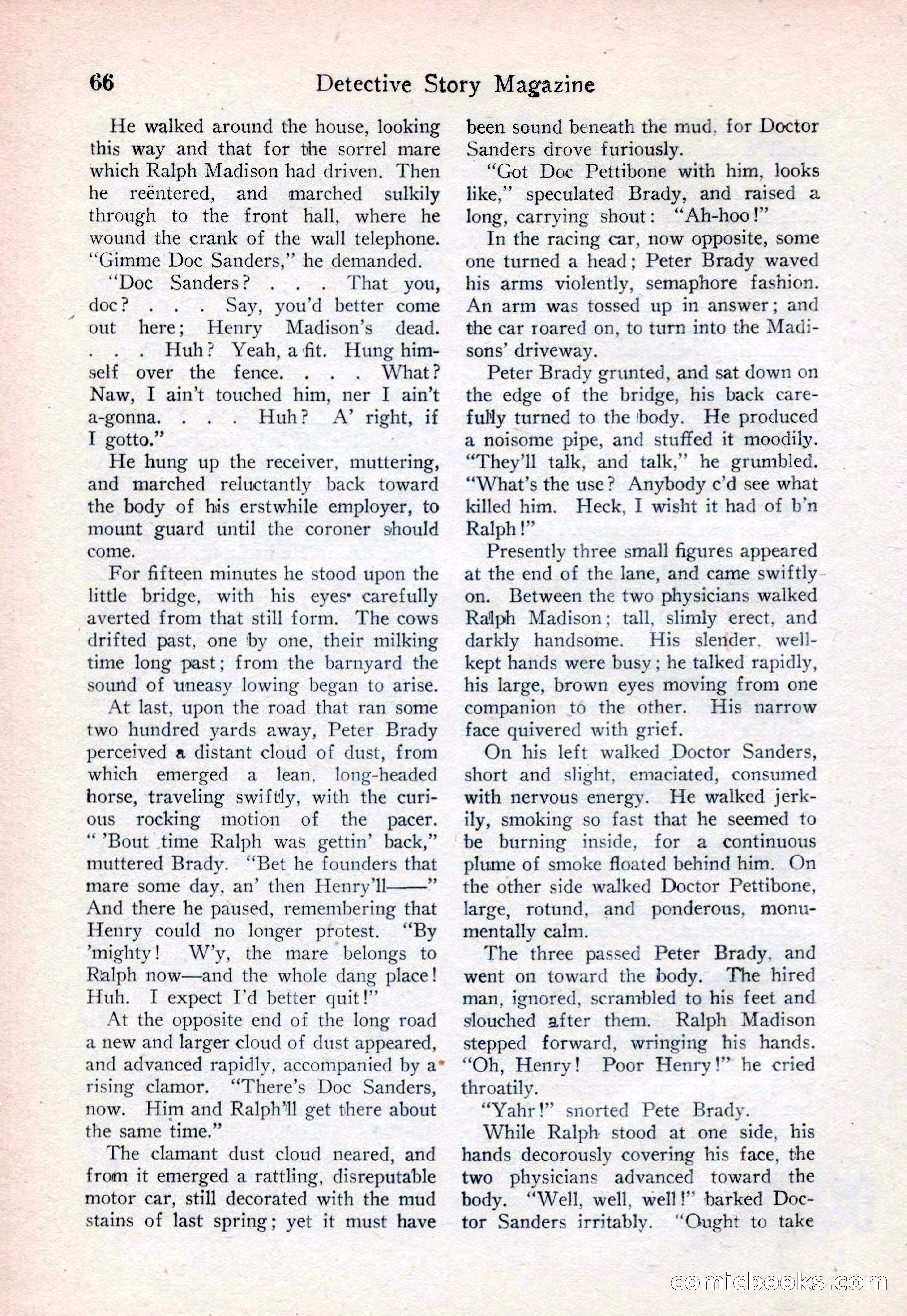 Detective Story Magazine, August 15, 1925 — page 68 of 148