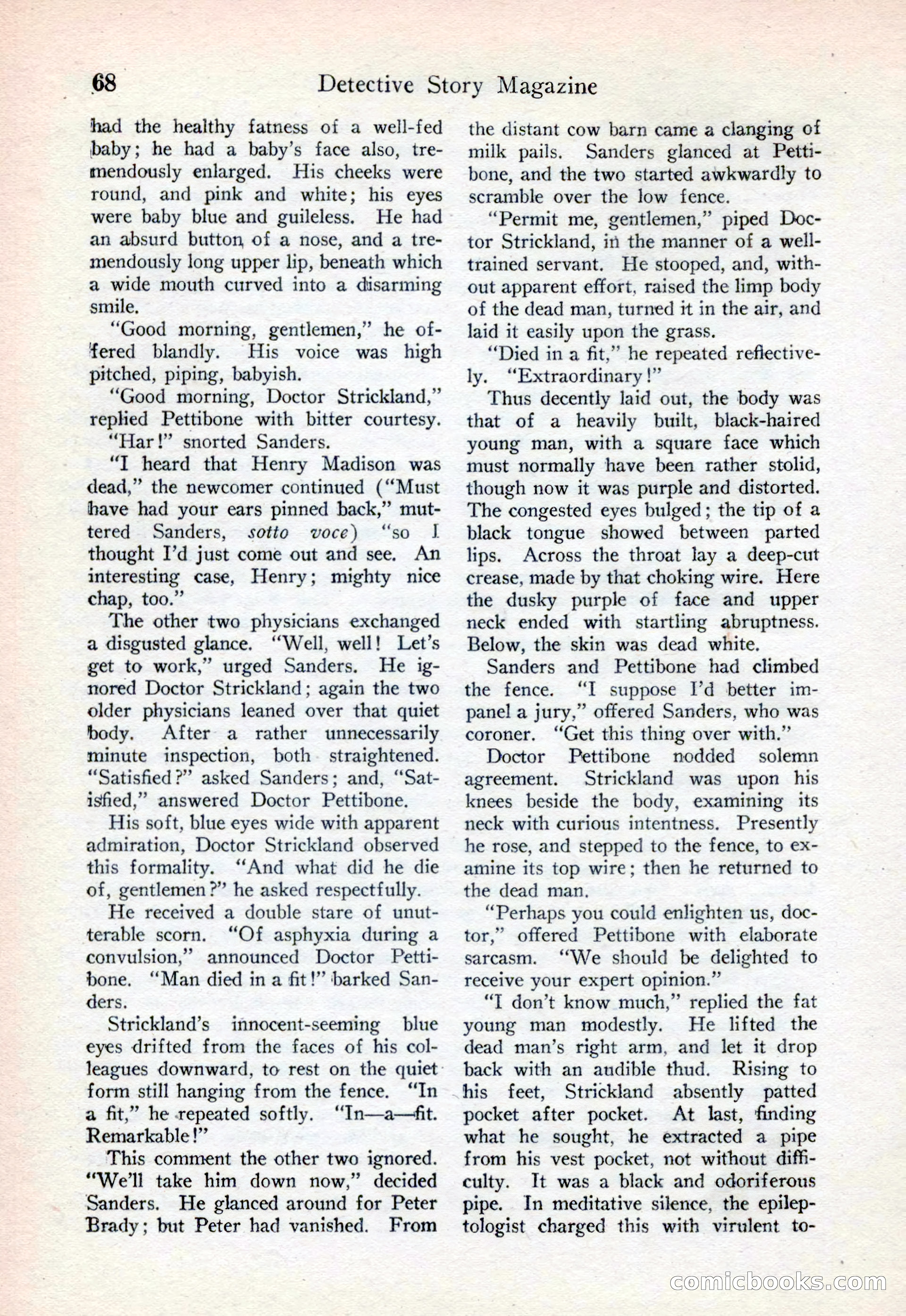 Detective Story Magazine, August 15, 1925 — page 70 of 148