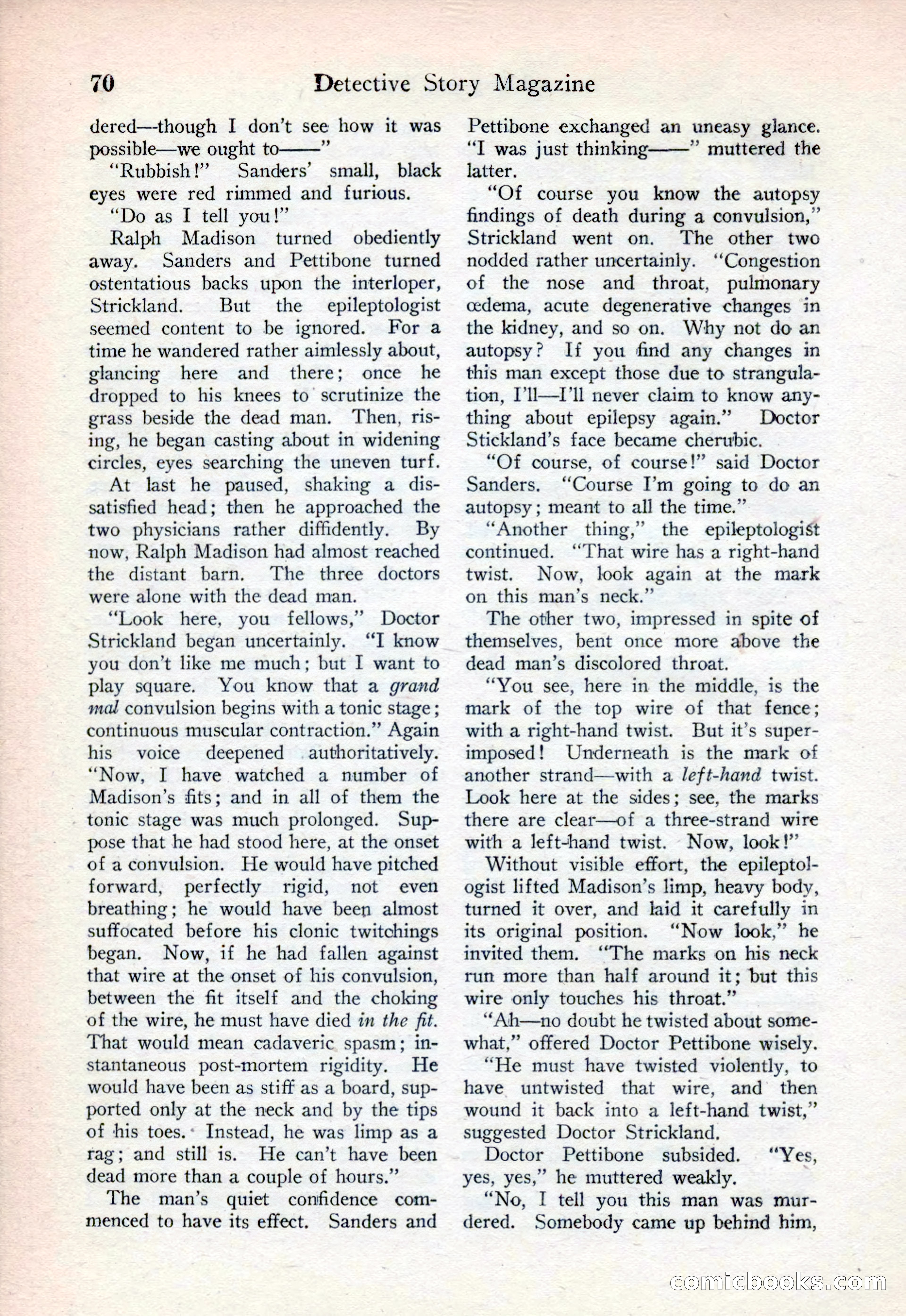 Detective Story Magazine, August 15, 1925 — page 72 of 148