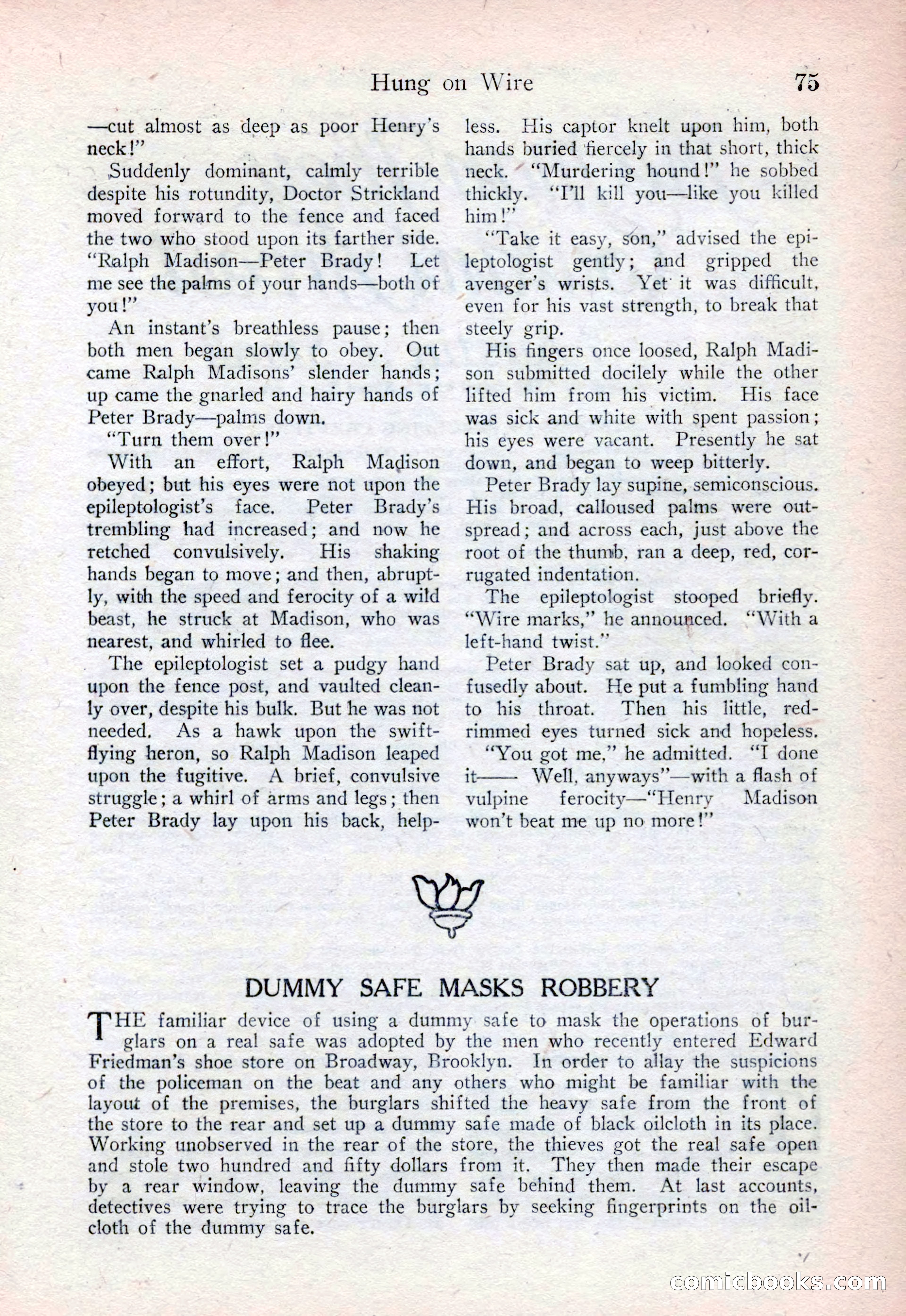 Detective Story Magazine, August 15, 1925 — page 77 of 148