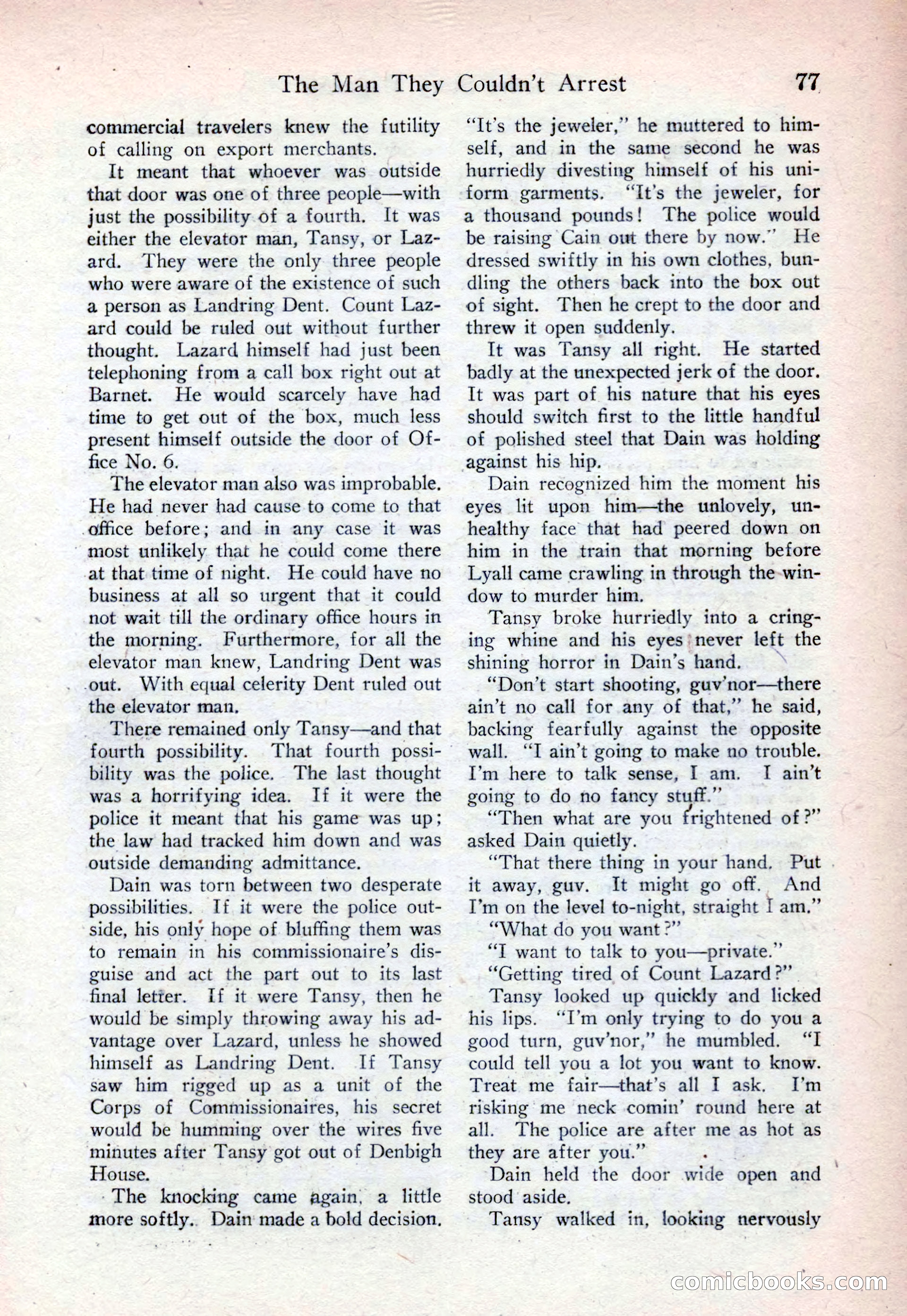Detective Story Magazine, August 15, 1925 — page 79 of 148