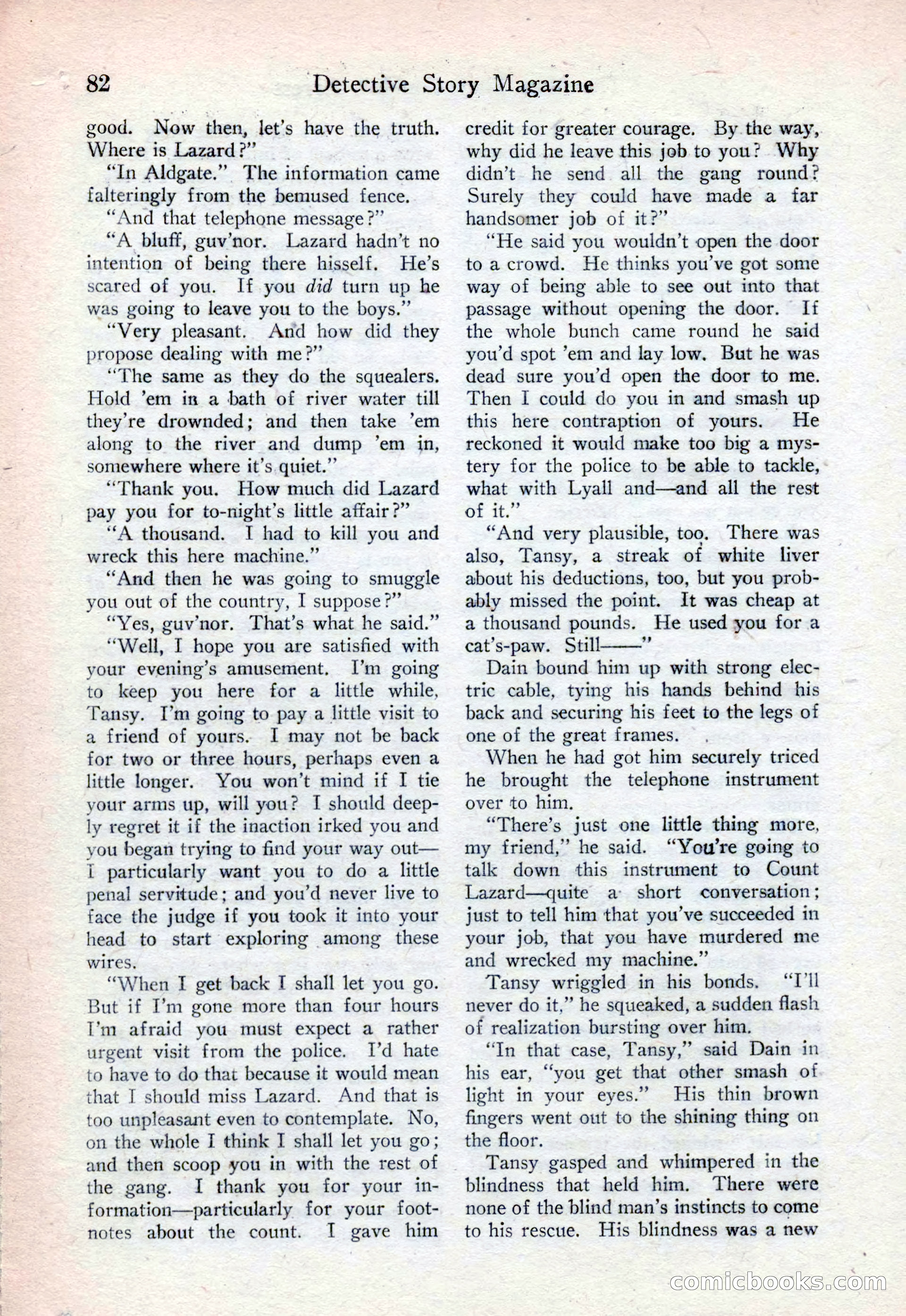 Detective Story Magazine, August 15, 1925 — page 84 of 148