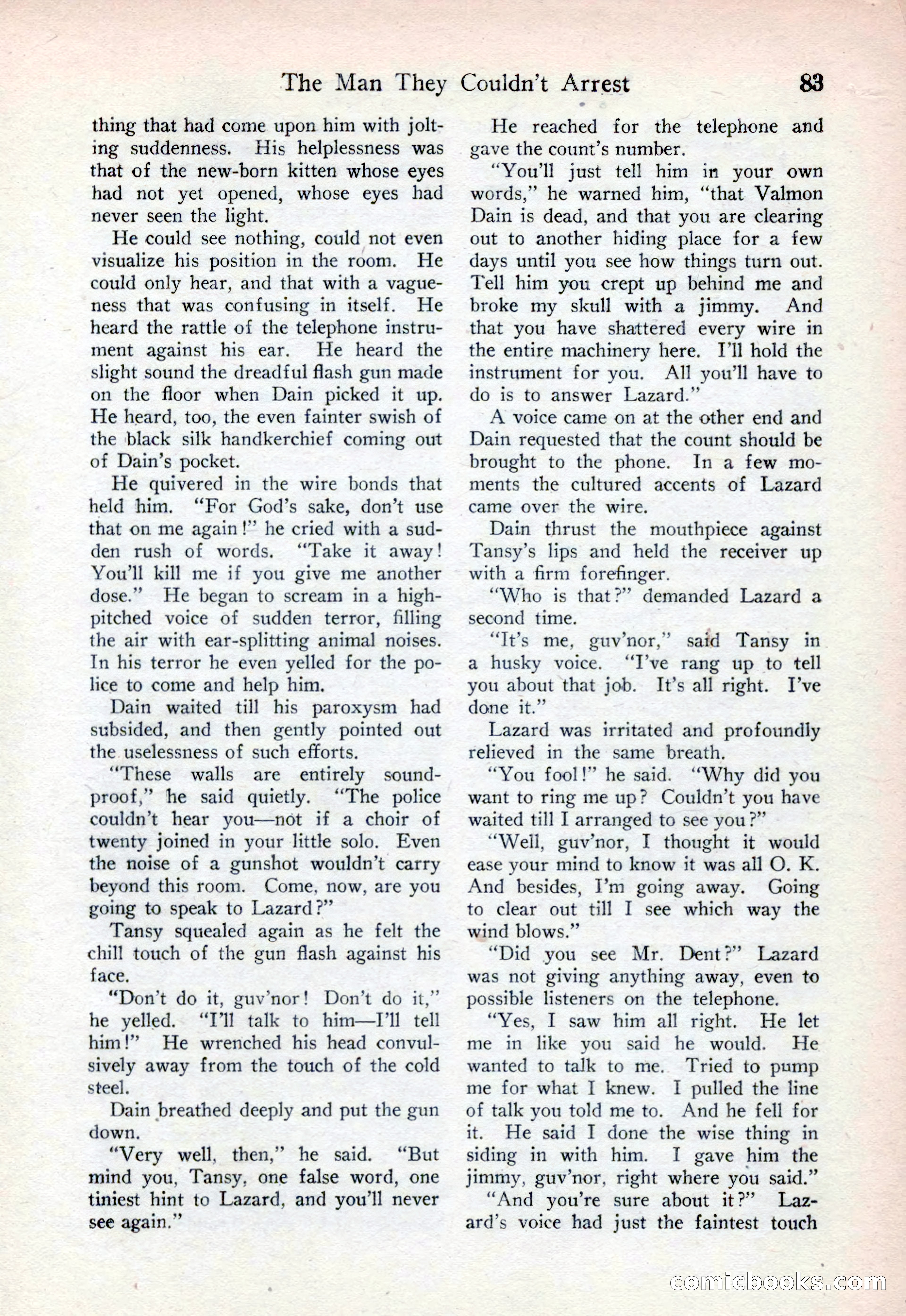 Detective Story Magazine, August 15, 1925 — page 85 of 148
