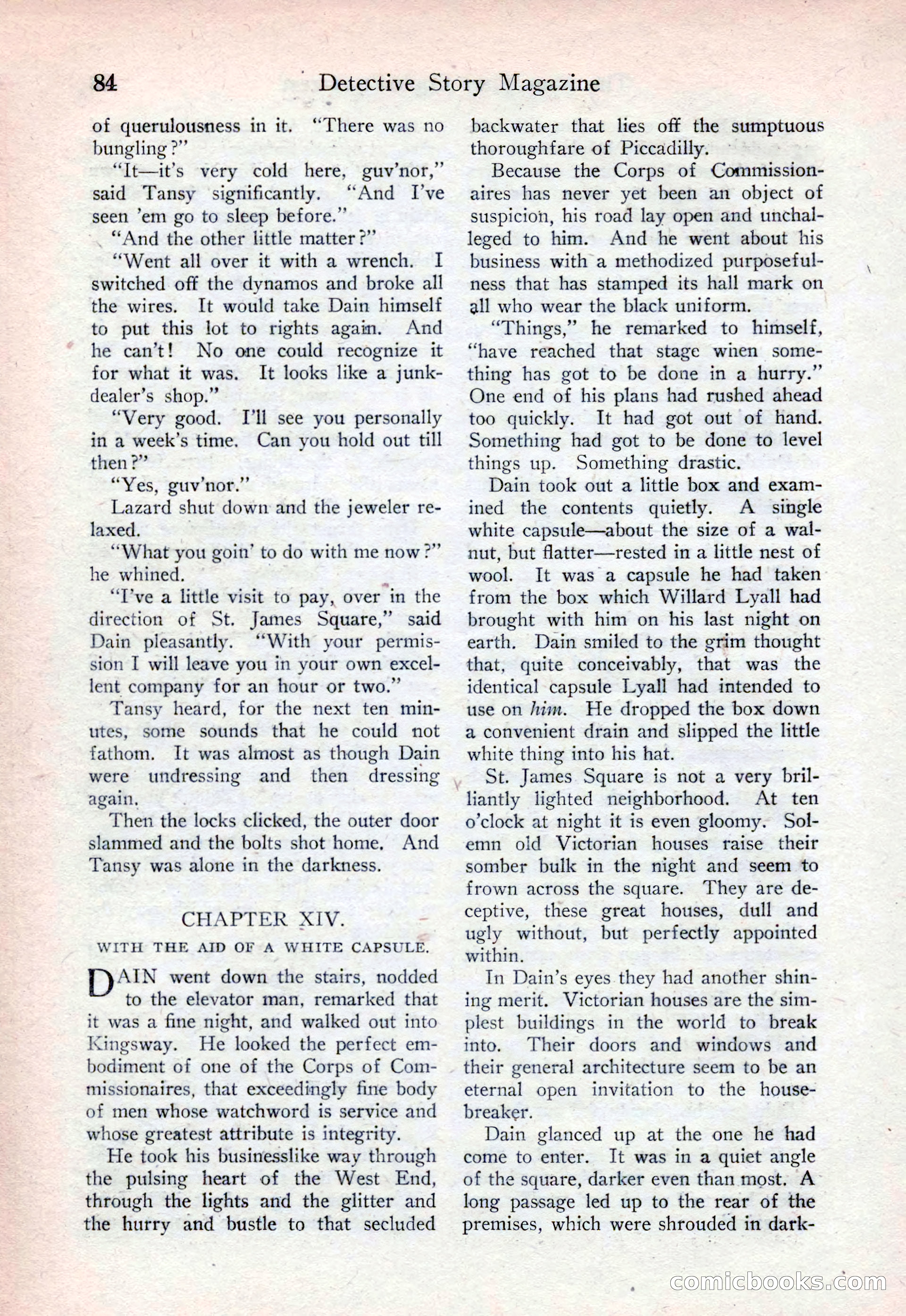Detective Story Magazine, August 15, 1925 — page 86 of 148