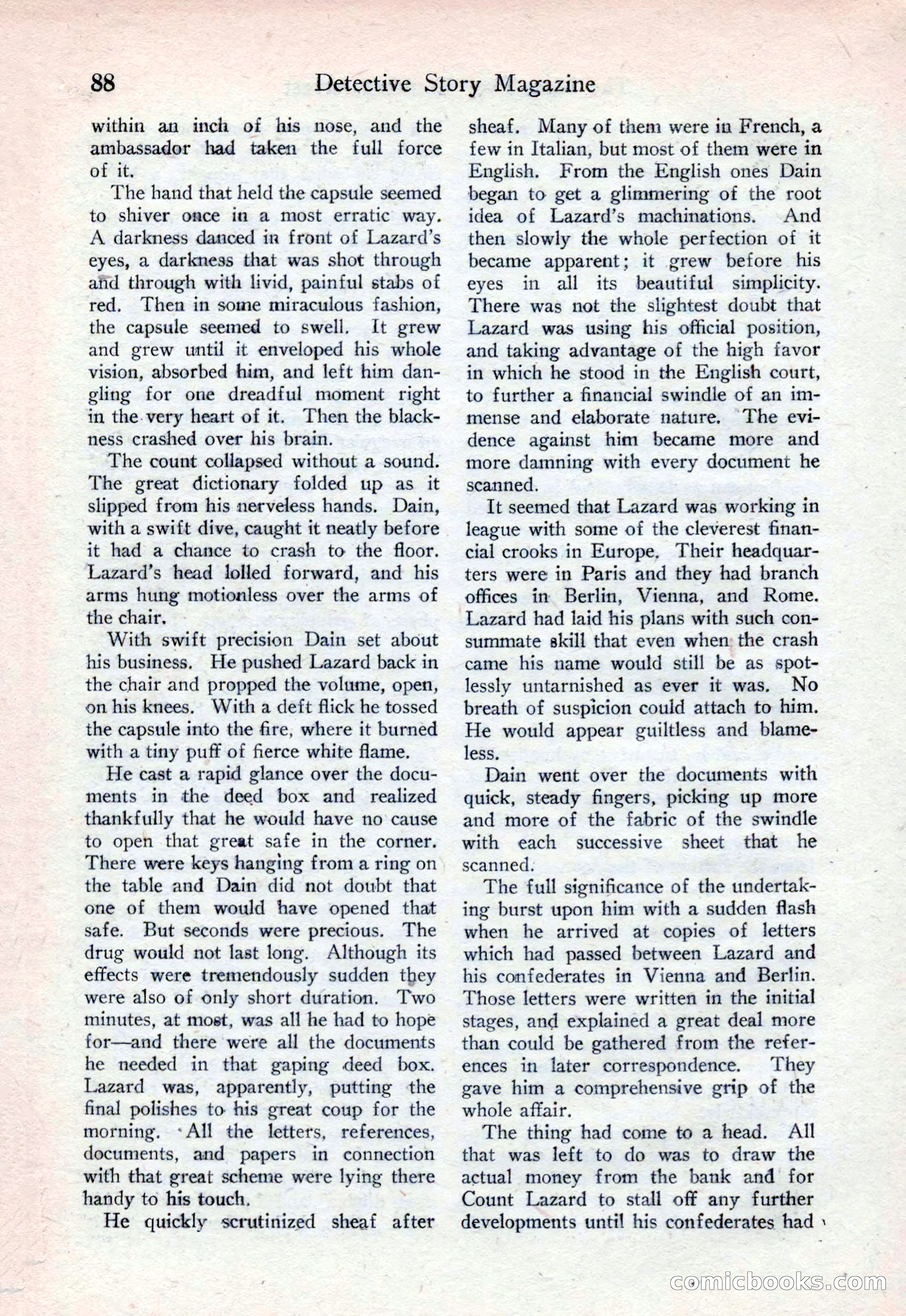Detective Story Magazine, August 15, 1925 — page 90 of 148